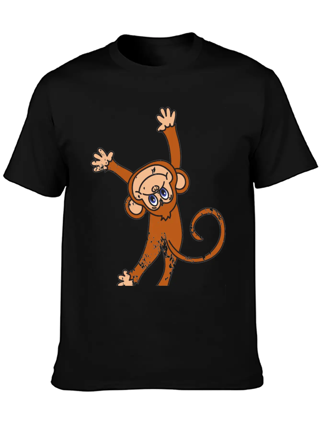 Retro Vintage Grunge Style Monkey Ape Essential Unisex Summer Tee – Soft Cotton Casual Fit