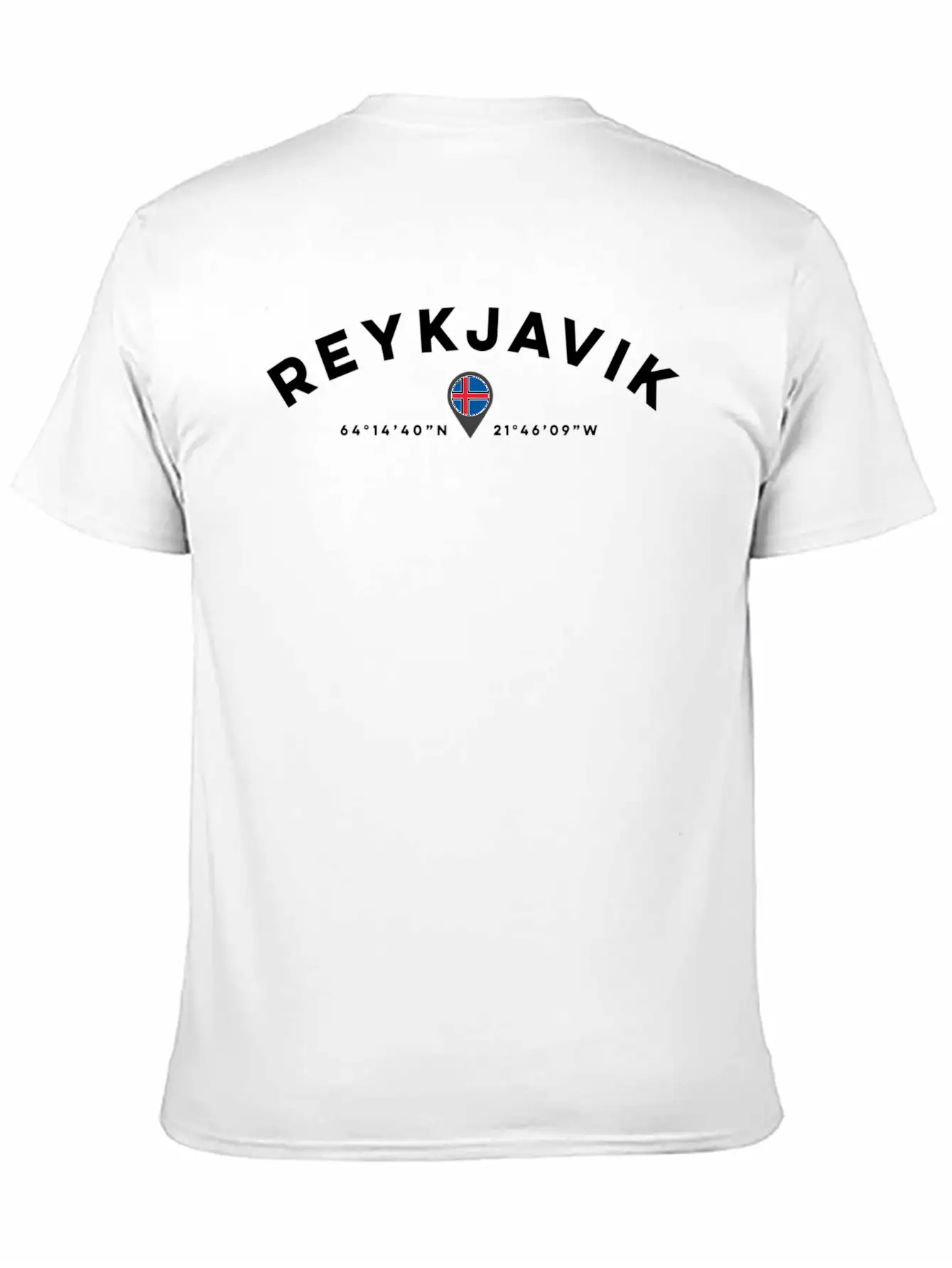 Reykjavik Iceland Unisex Short Sleeve Soft Cotton T-Shirt – Casual Everyday Wear