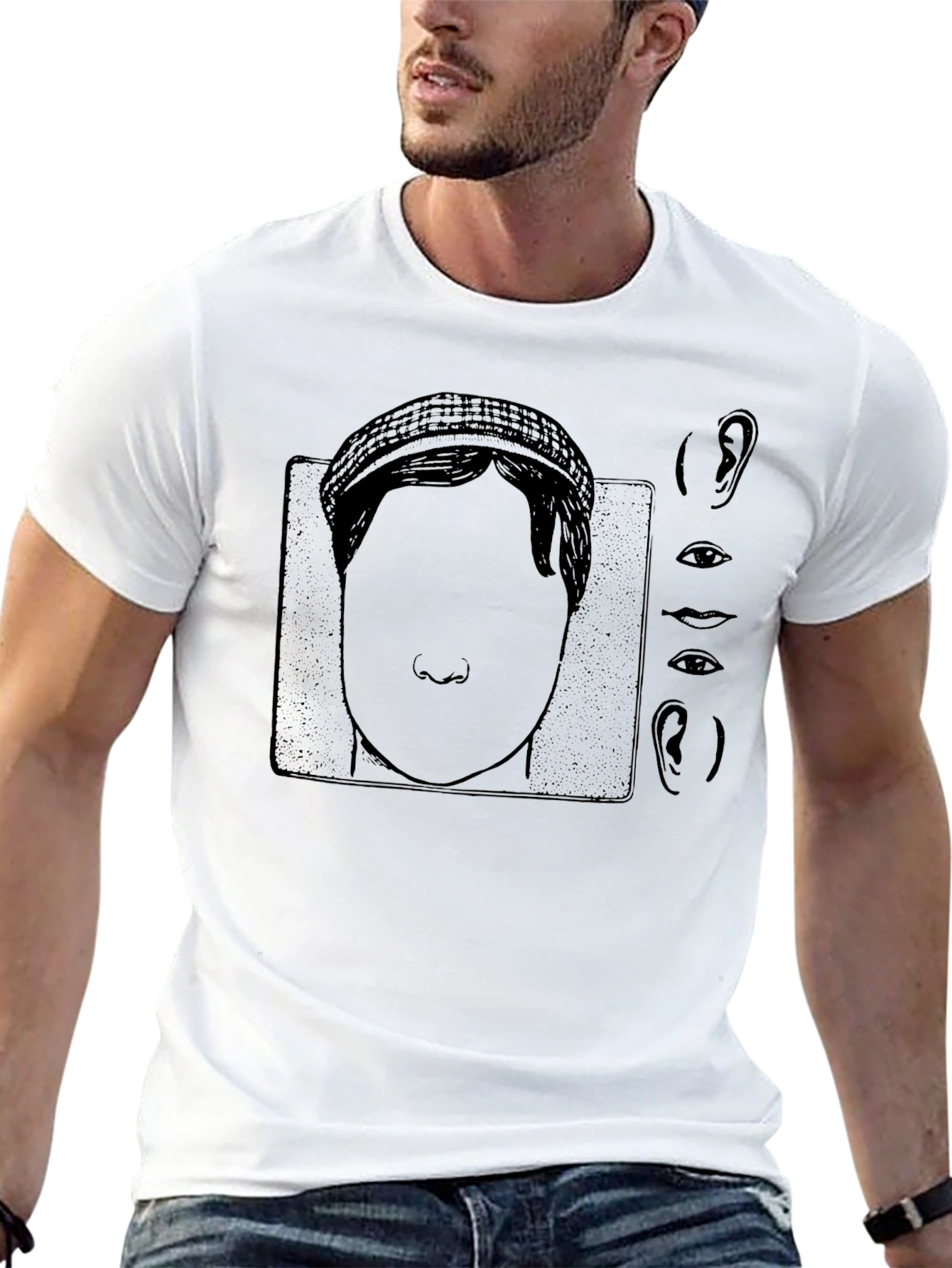 Unique Faceless Portrait Tee