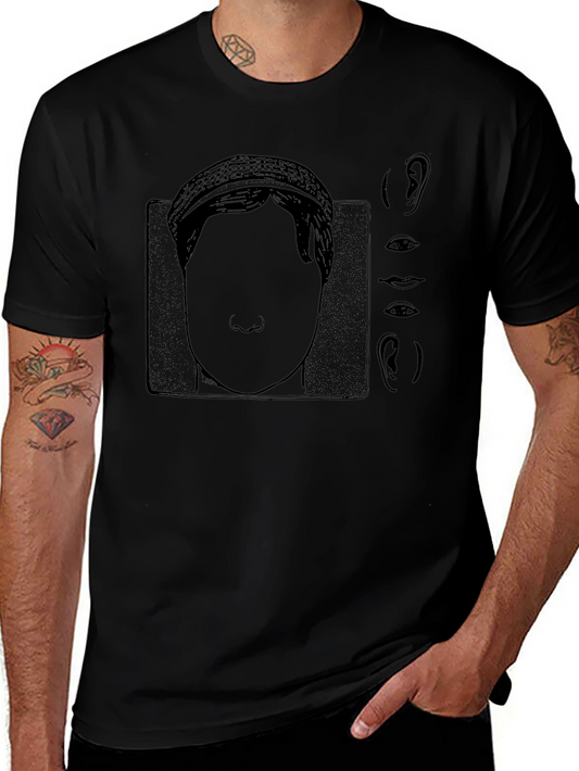 Unique Faceless Portrait Tee