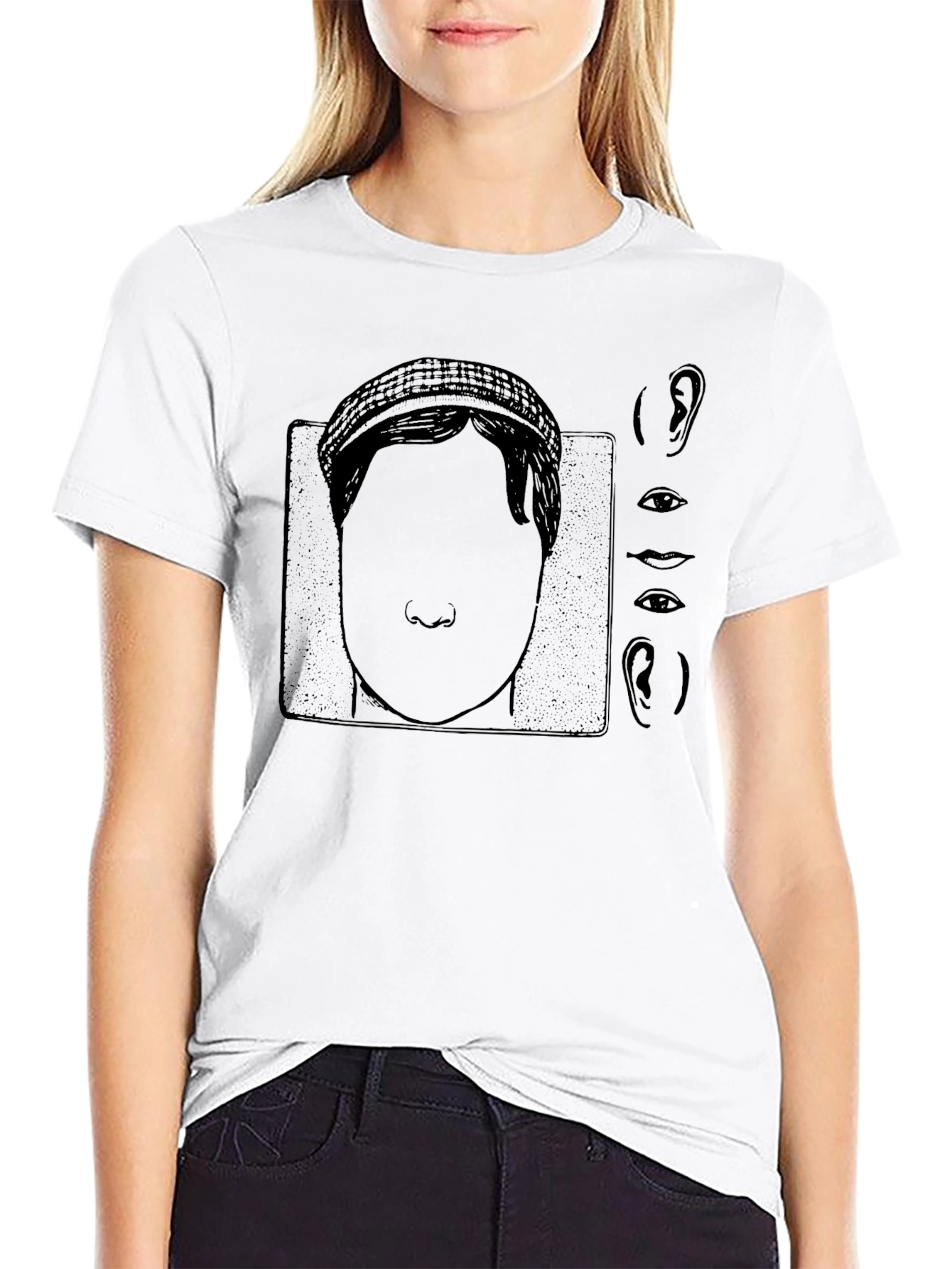 Unique Faceless Portrait Tee