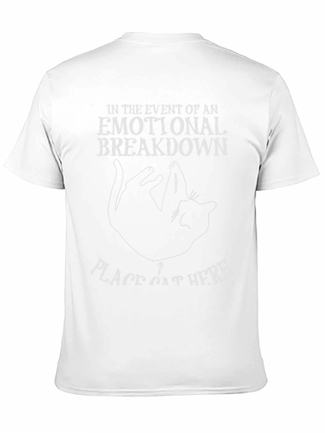 Emotional Breakdown Cat T-Shirt