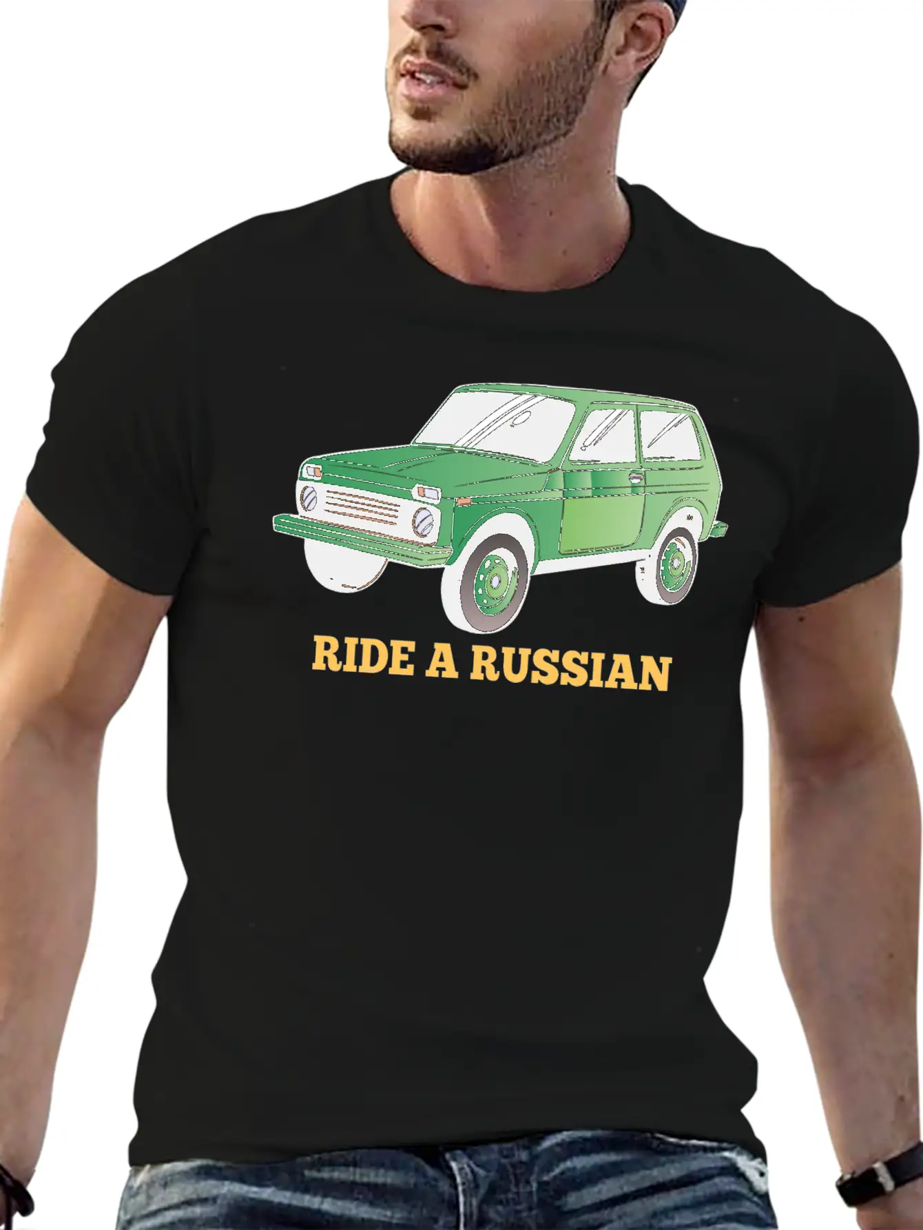 Ride A Russian Lada Niva 4x4 Off-road Vehicle Comfortable Minimalist Graphic Tee – Summer Style Essential