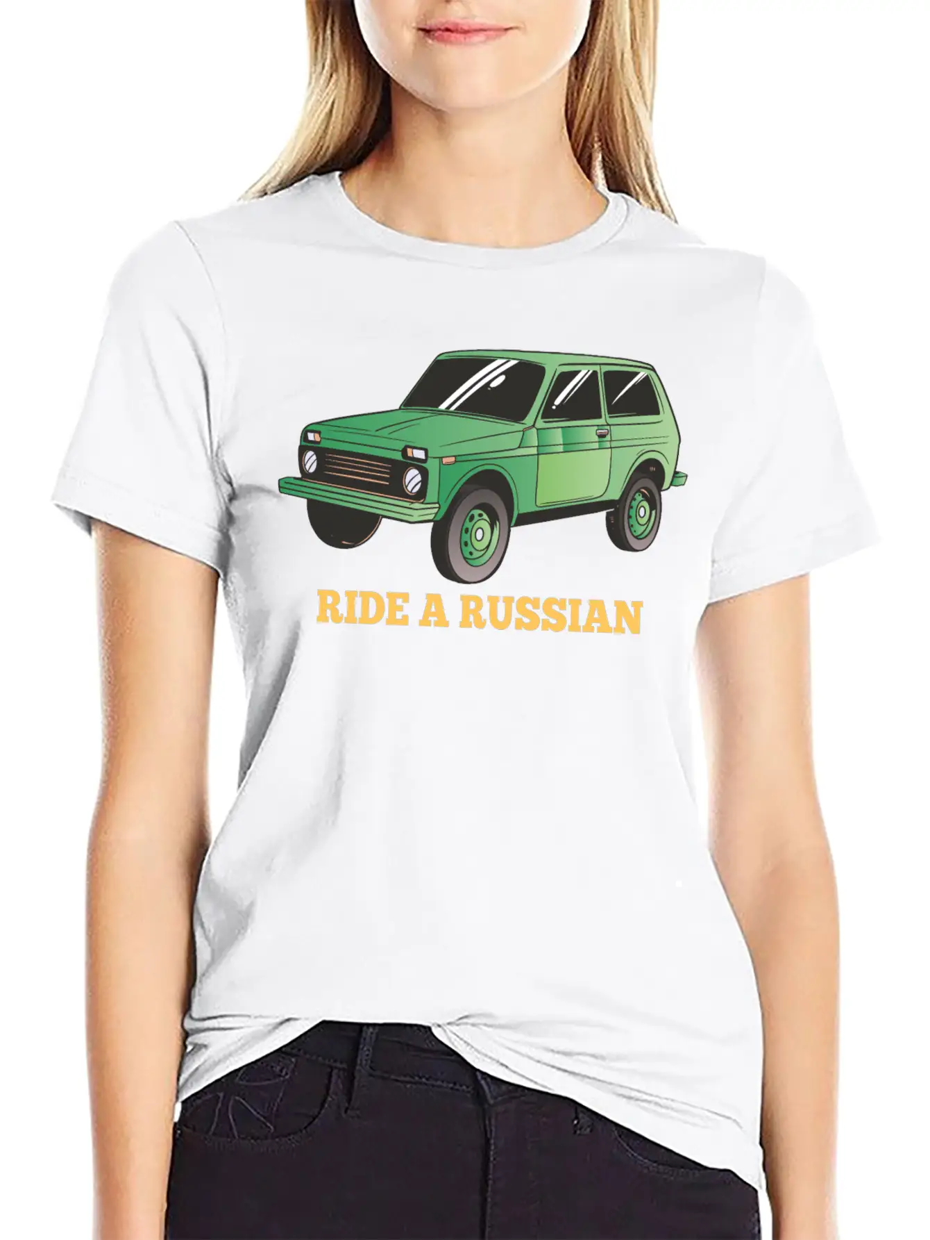 Ride A Russian Lada Niva 4x4 Off-road Vehicle Comfortable Minimalist Graphic Tee – Summer Style Essential