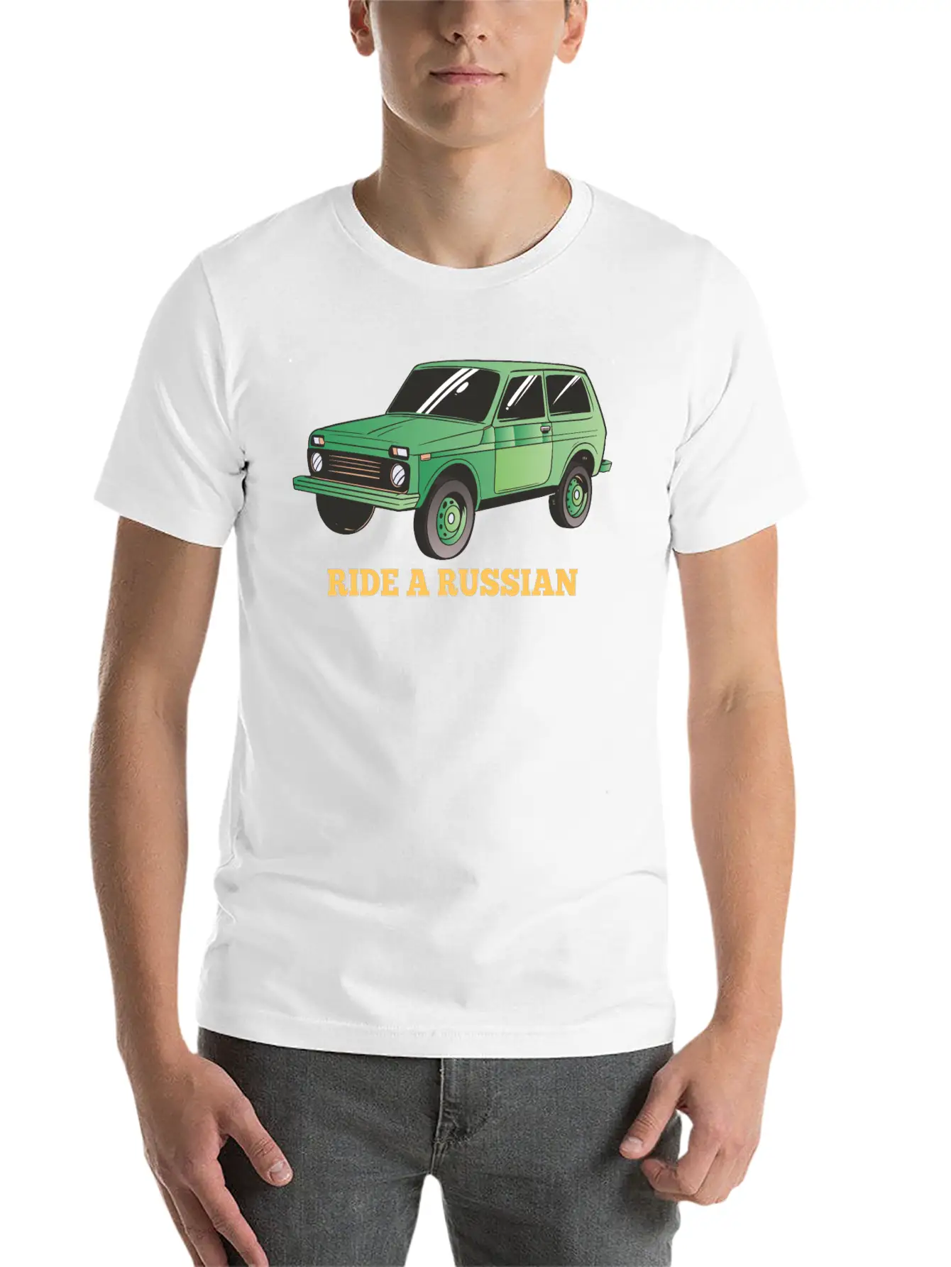 Ride A Russian Lada Niva 4x4 Off-road Vehicle Comfortable Minimalist Graphic Tee – Summer Style Essential