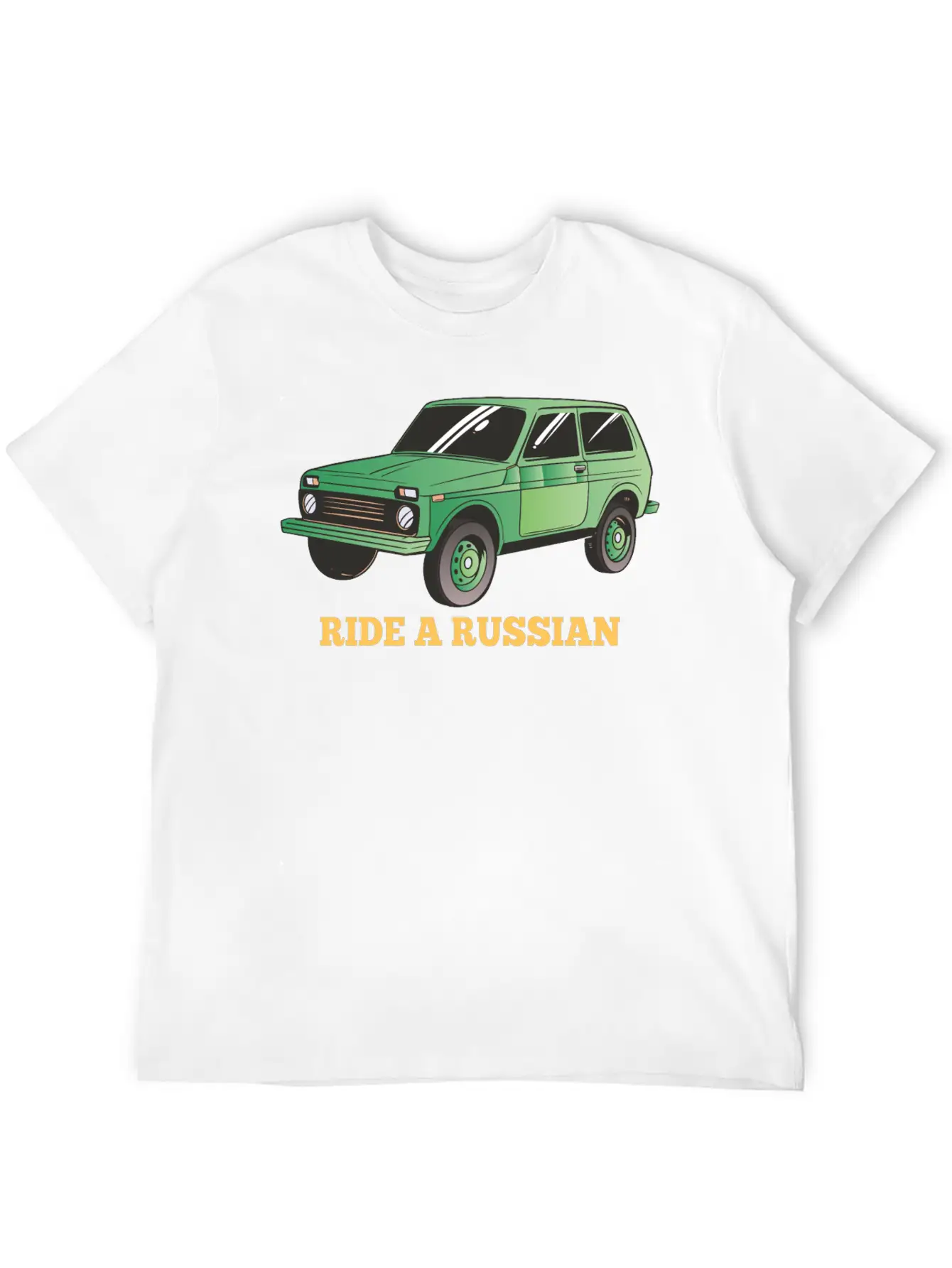 Ride A Russian Lada Niva 4x4 Off-road Vehicle Comfortable Minimalist Graphic Tee – Summer Style Essential