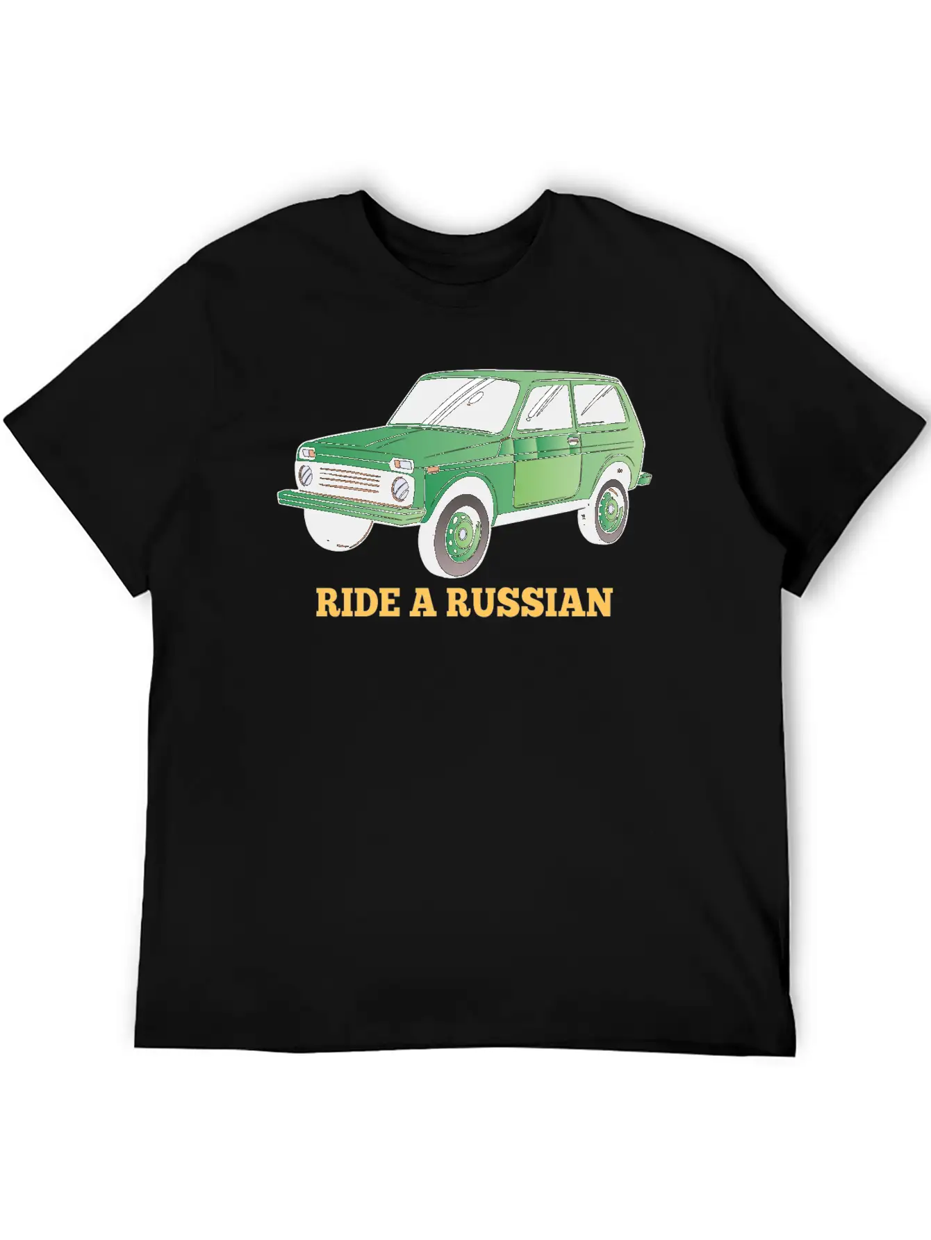 Ride A Russian Lada Niva 4x4 Off-road Vehicle Comfortable Minimalist Graphic Tee – Summer Style Essential