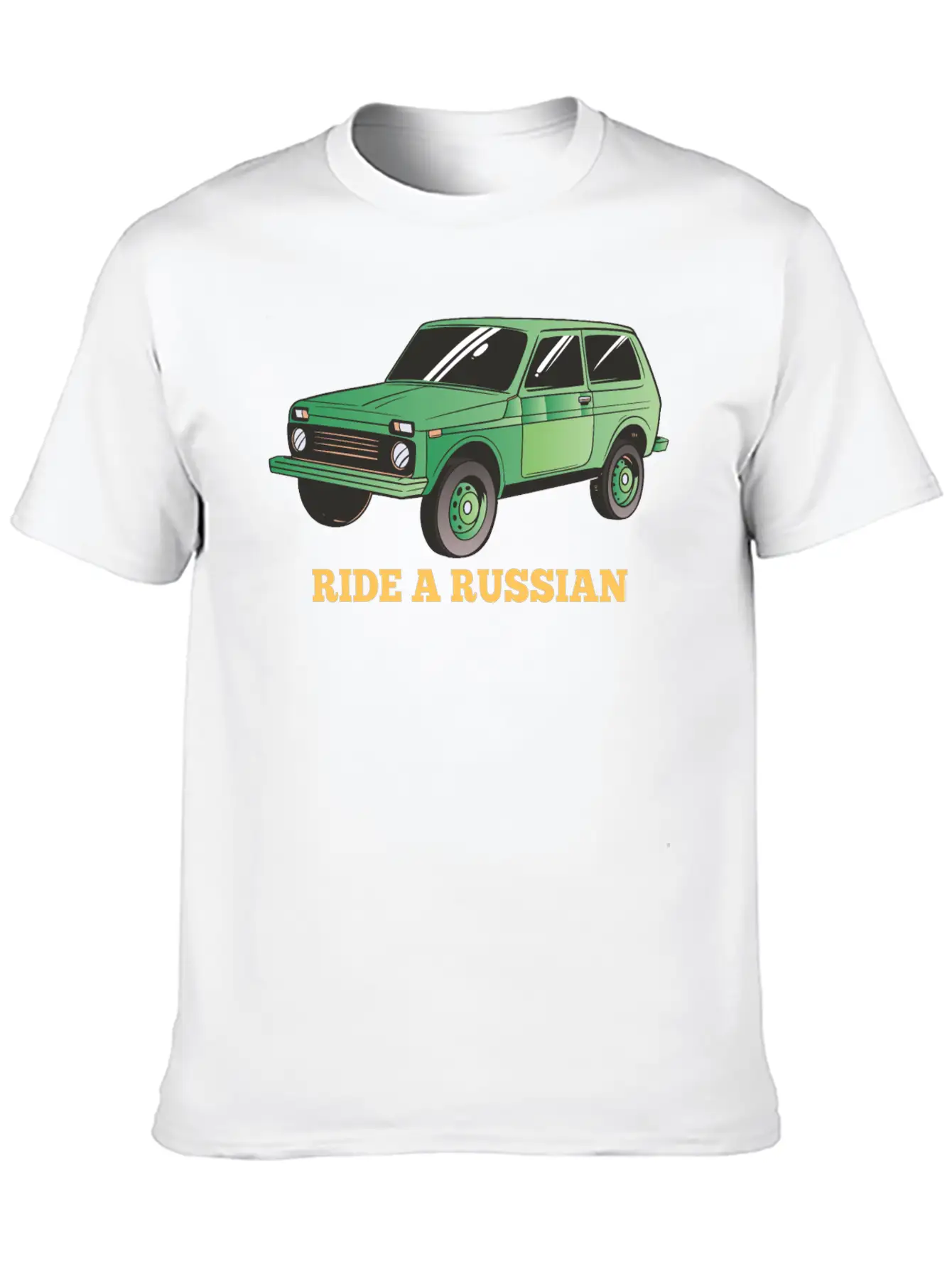 Ride A Russian Lada Niva 4x4 Off-road Vehicle Comfortable Minimalist Graphic Tee – Summer Style Essential