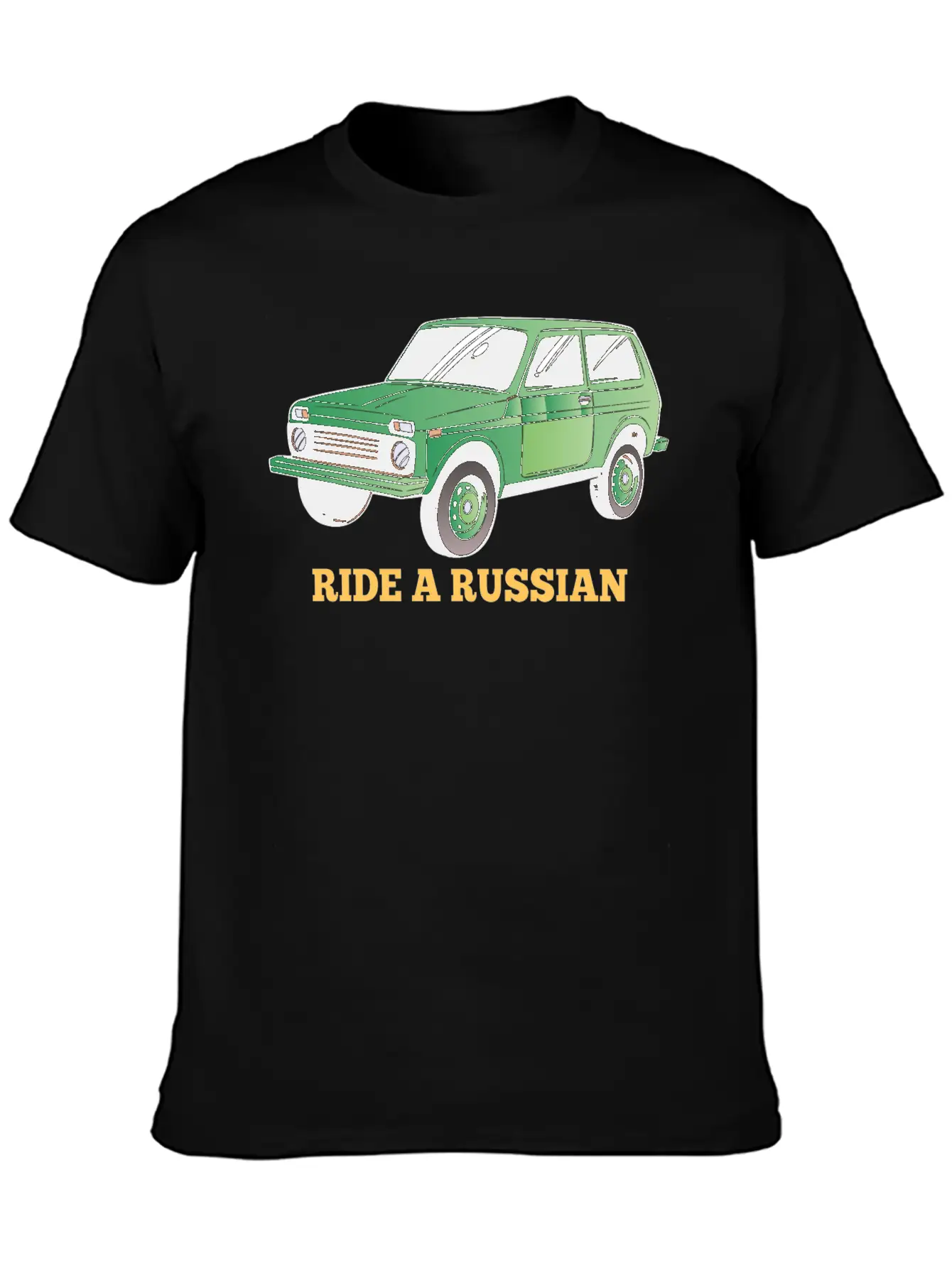 Ride A Russian Lada Niva 4x4 Off-road Vehicle Comfortable Minimalist Graphic Tee – Summer Style Essential