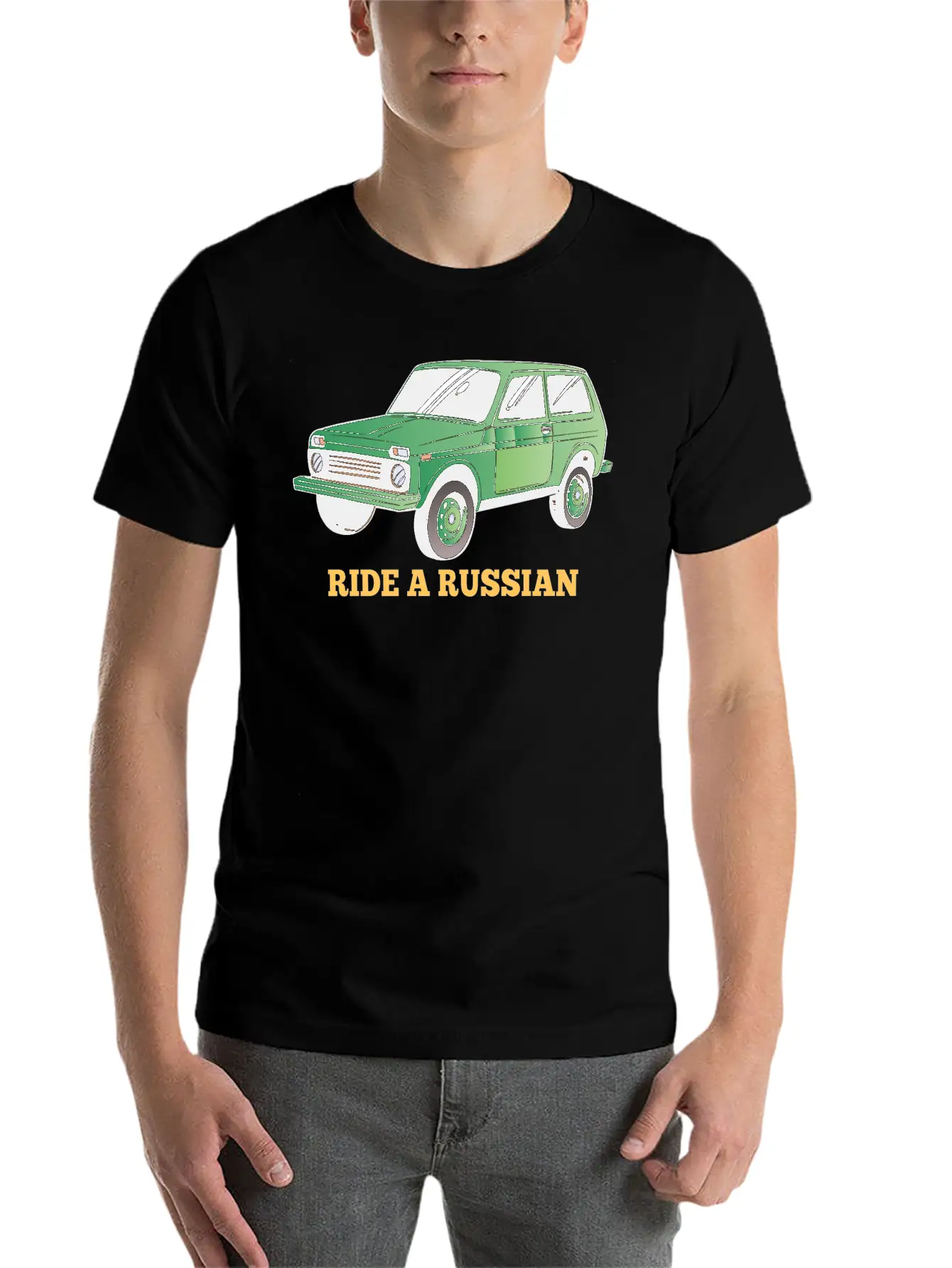 Ride A Russian Lada Niva 4x4 Off-road Vehicle Comfortable Minimalist Graphic Tee – Summer Style Essential