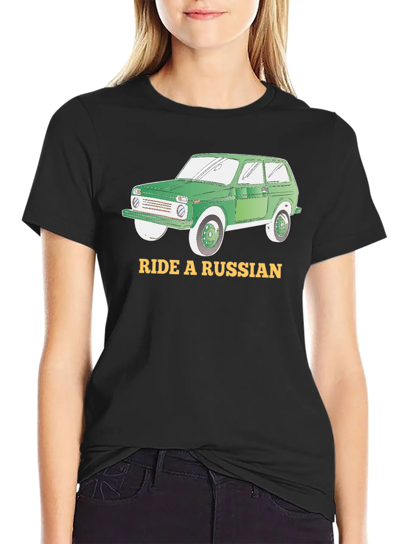 Ride A Russian Lada Niva 4x4 Off-road Vehicle Comfortable Minimalist Graphic Tee – Summer Style Essential