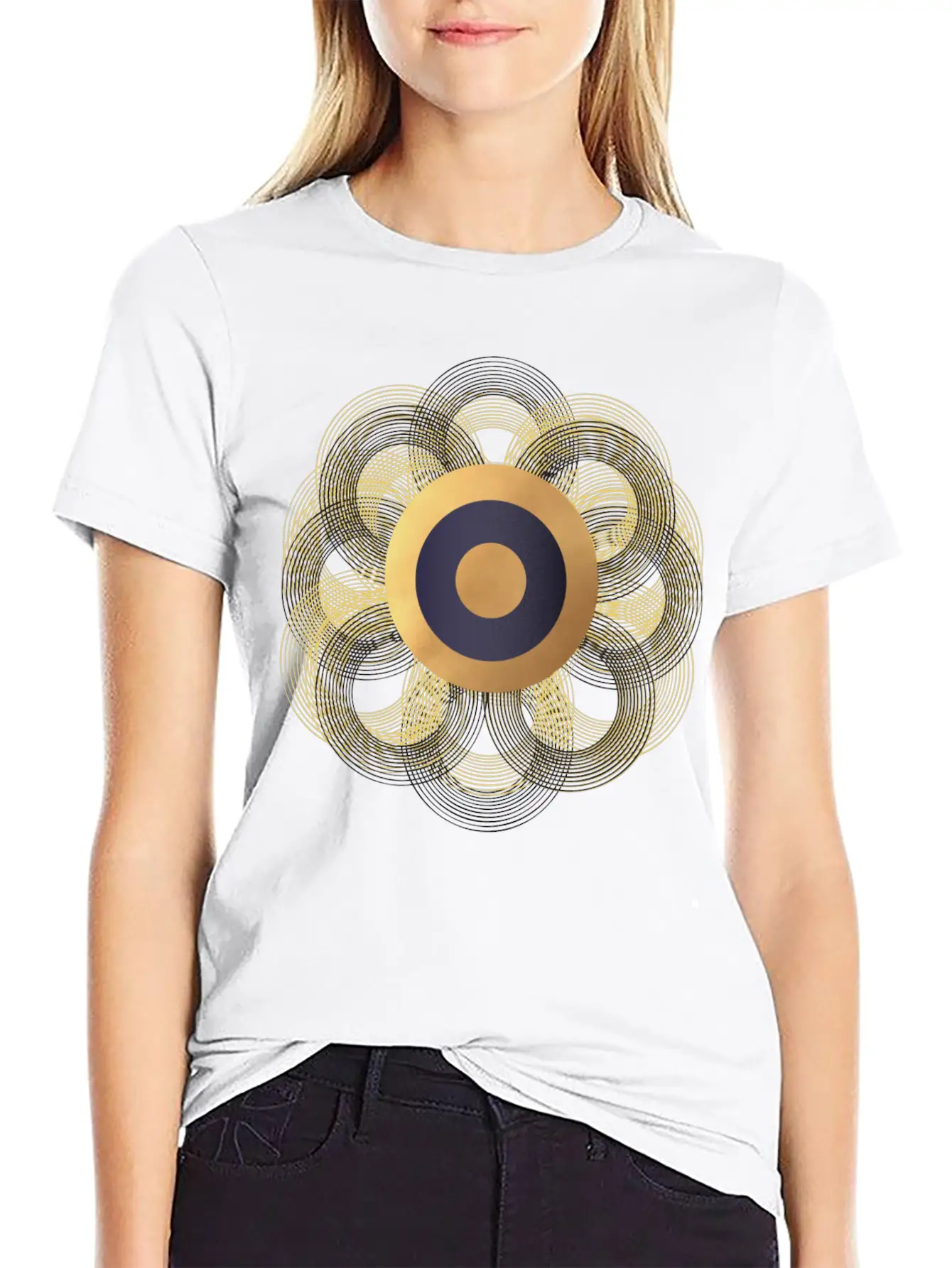 Ring Flower Timeless Short Sleeve Tee – Comfy And Minimalist Design