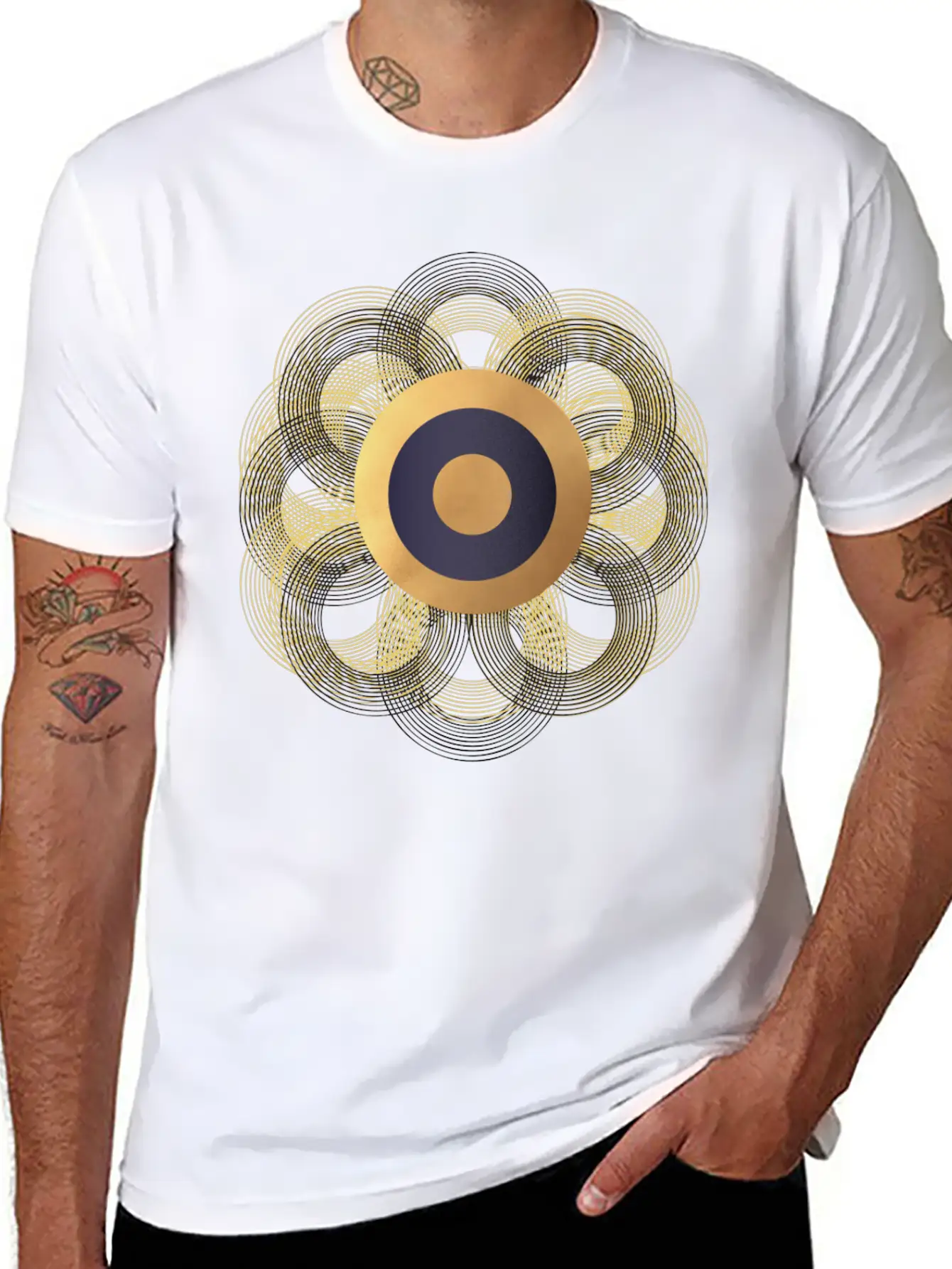 Ring Flower Timeless Short Sleeve Tee – Comfy And Minimalist Design
