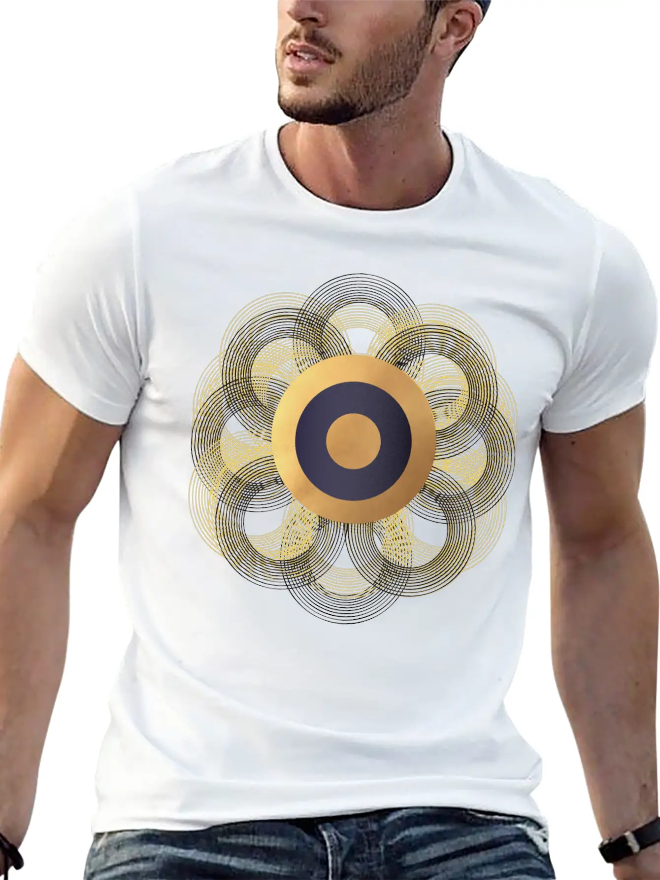 Ring Flower Timeless Short Sleeve Tee – Comfy And Minimalist Design