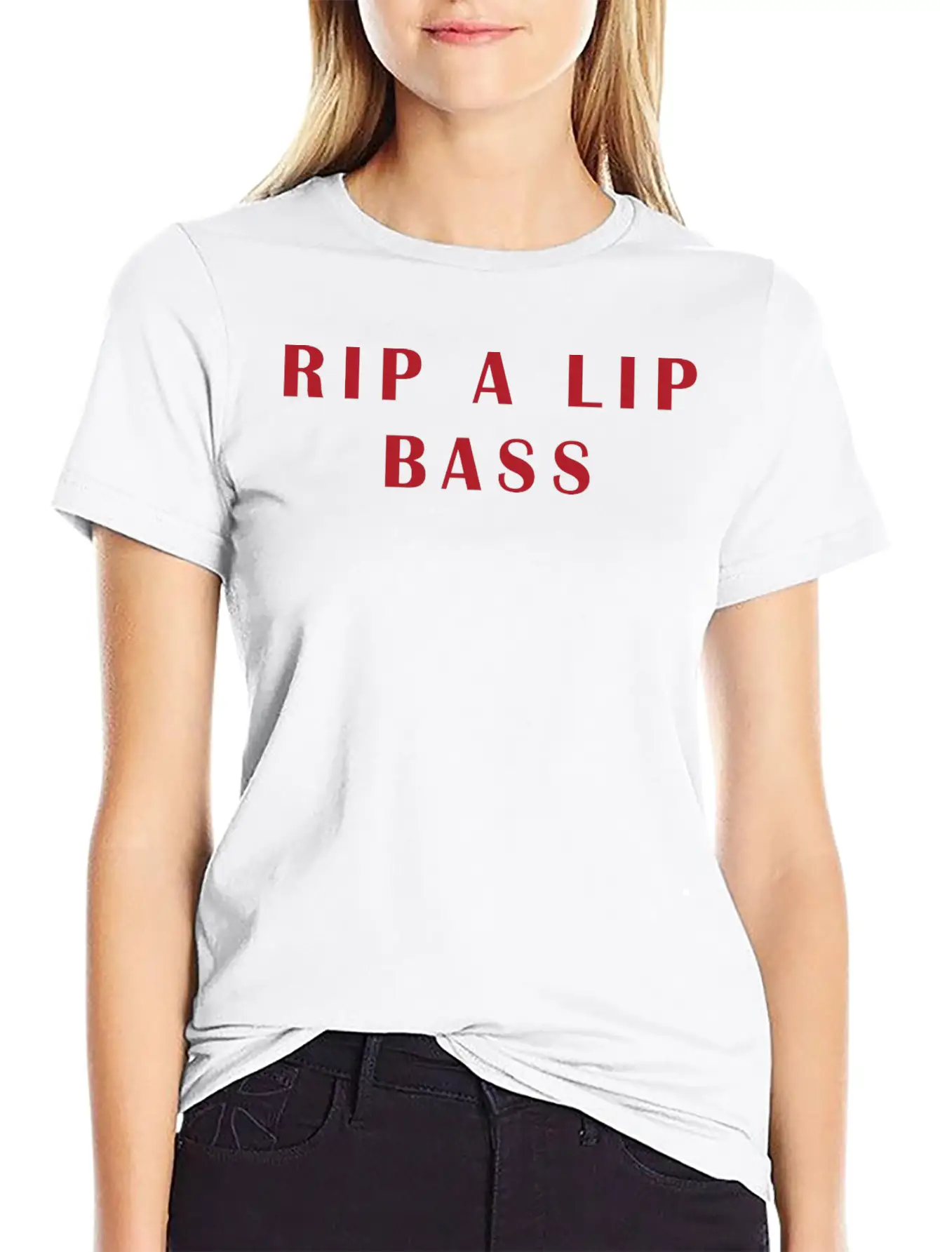 Rip A Lip Bass Stylish Everyday T-Shirt – Unisex Basic Cotton Tee