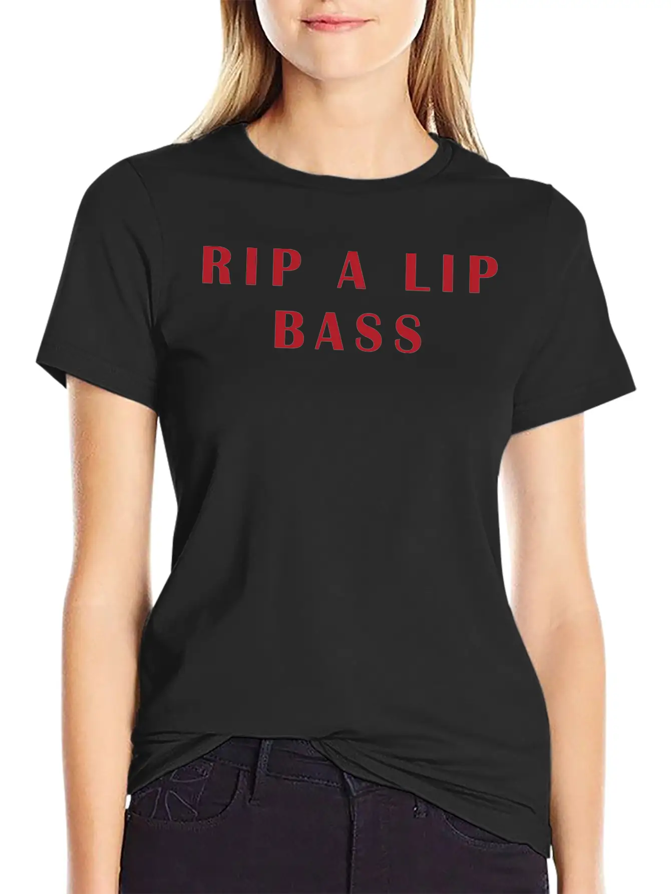 Rip A Lip Bass Stylish Everyday T-Shirt – Unisex Basic Cotton Tee