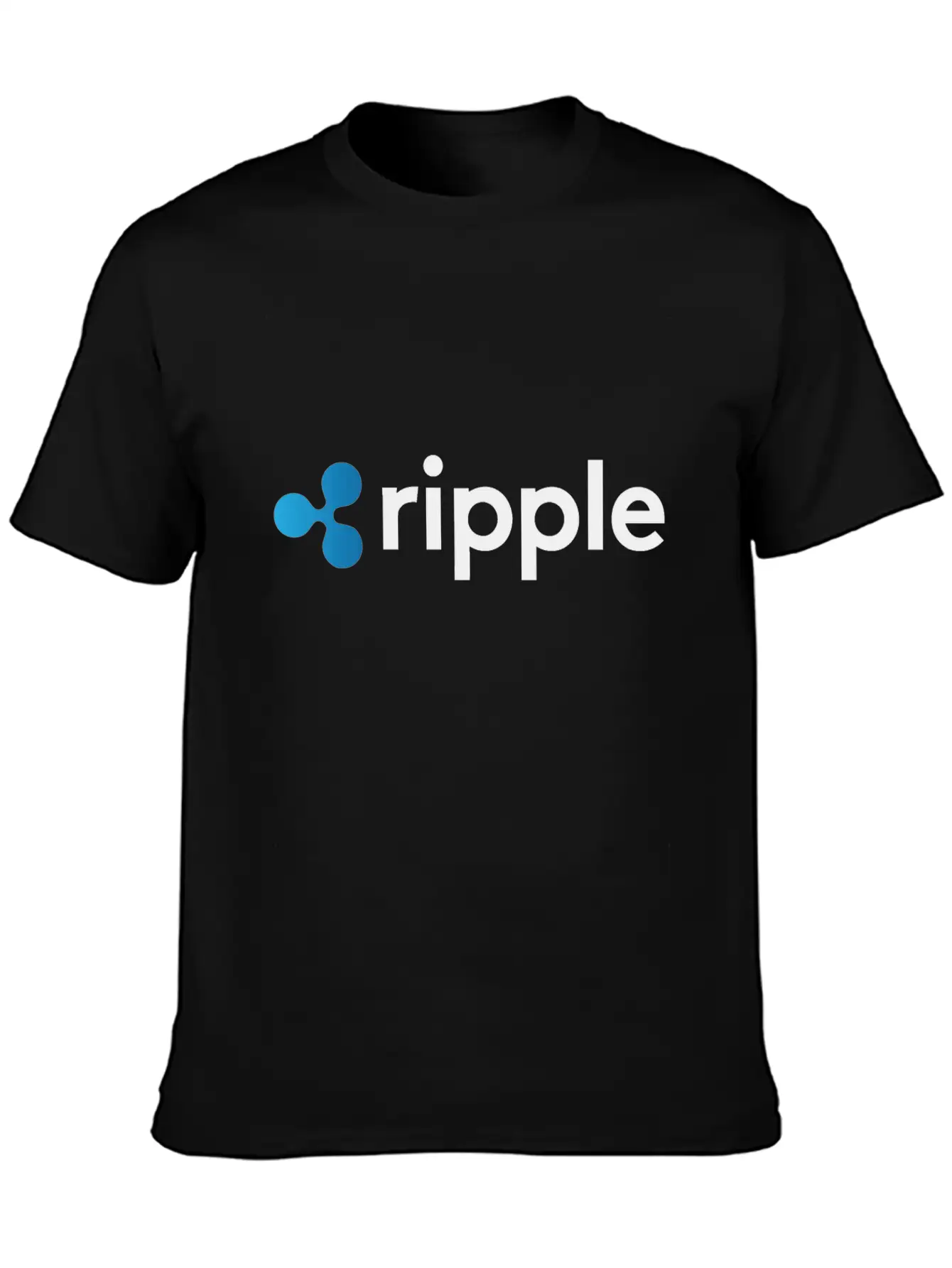 Ripple Logo - T-shirt Gift Idea Stylish Everyday T-Shirt – Unisex Basic Cotton Tee