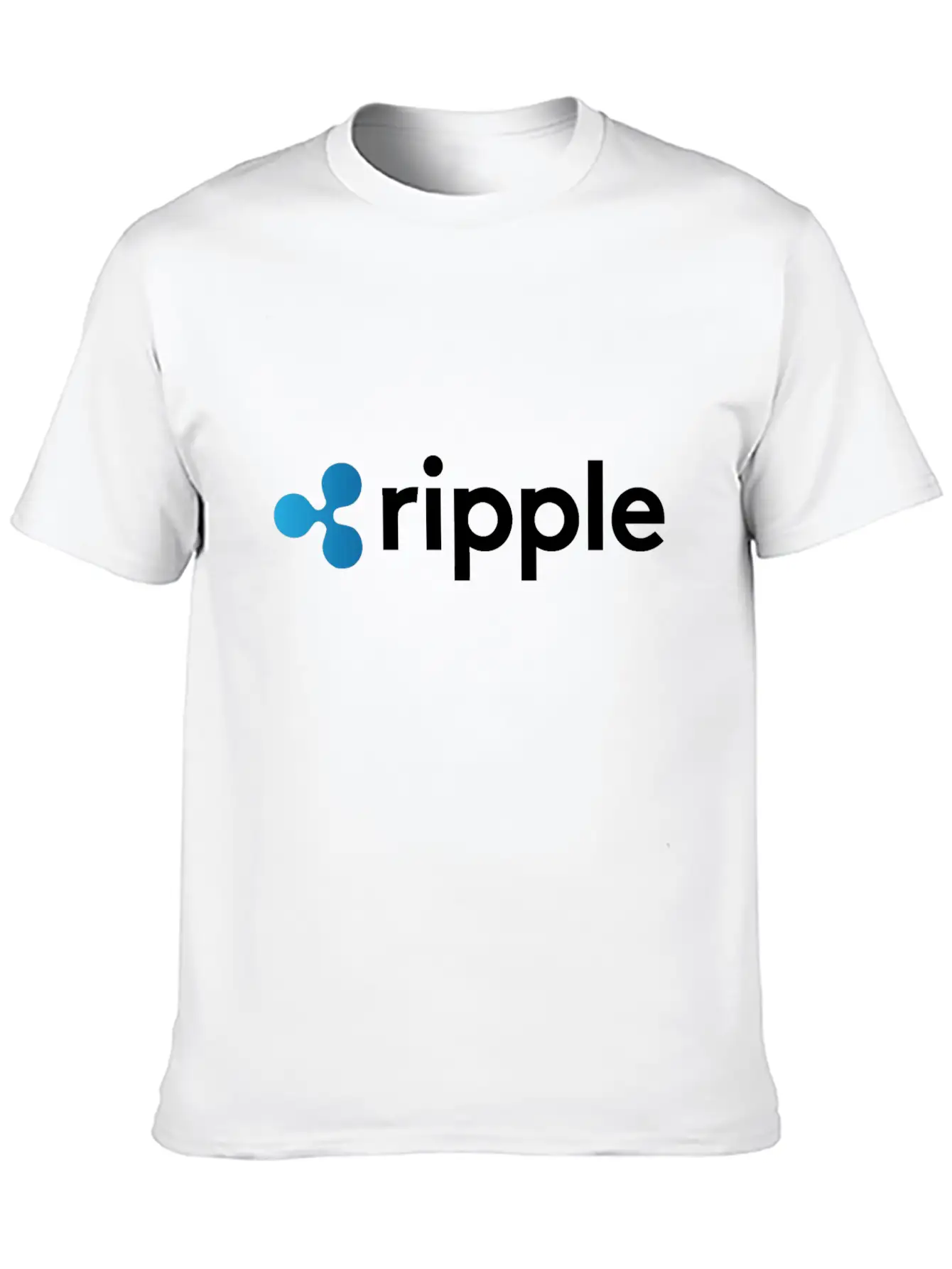 Ripple Logo - T-shirt Gift Idea Stylish Everyday T-Shirt – Unisex Basic Cotton Tee