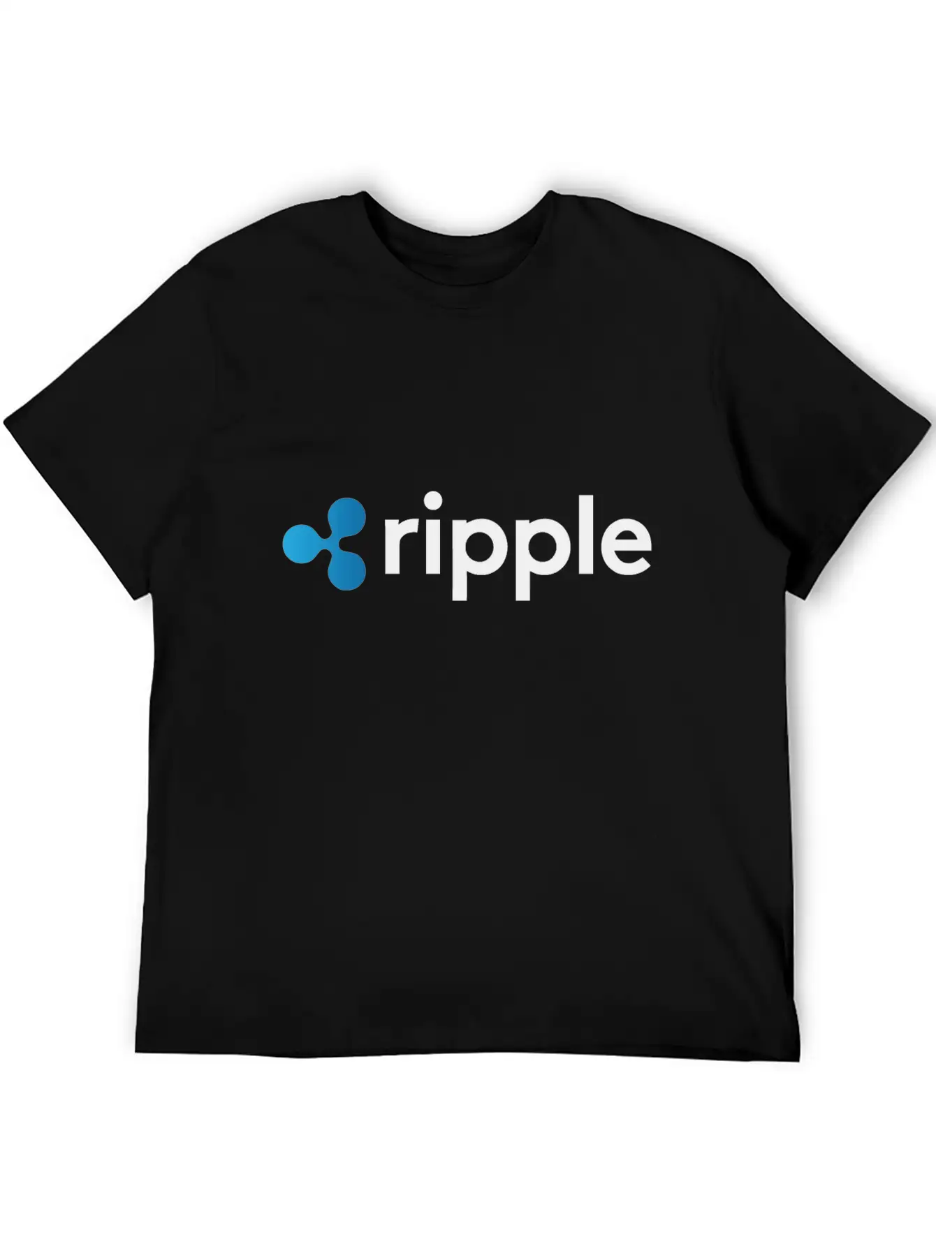 Ripple Logo - T-shirt Gift Idea Stylish Everyday T-Shirt – Unisex Basic Cotton Tee