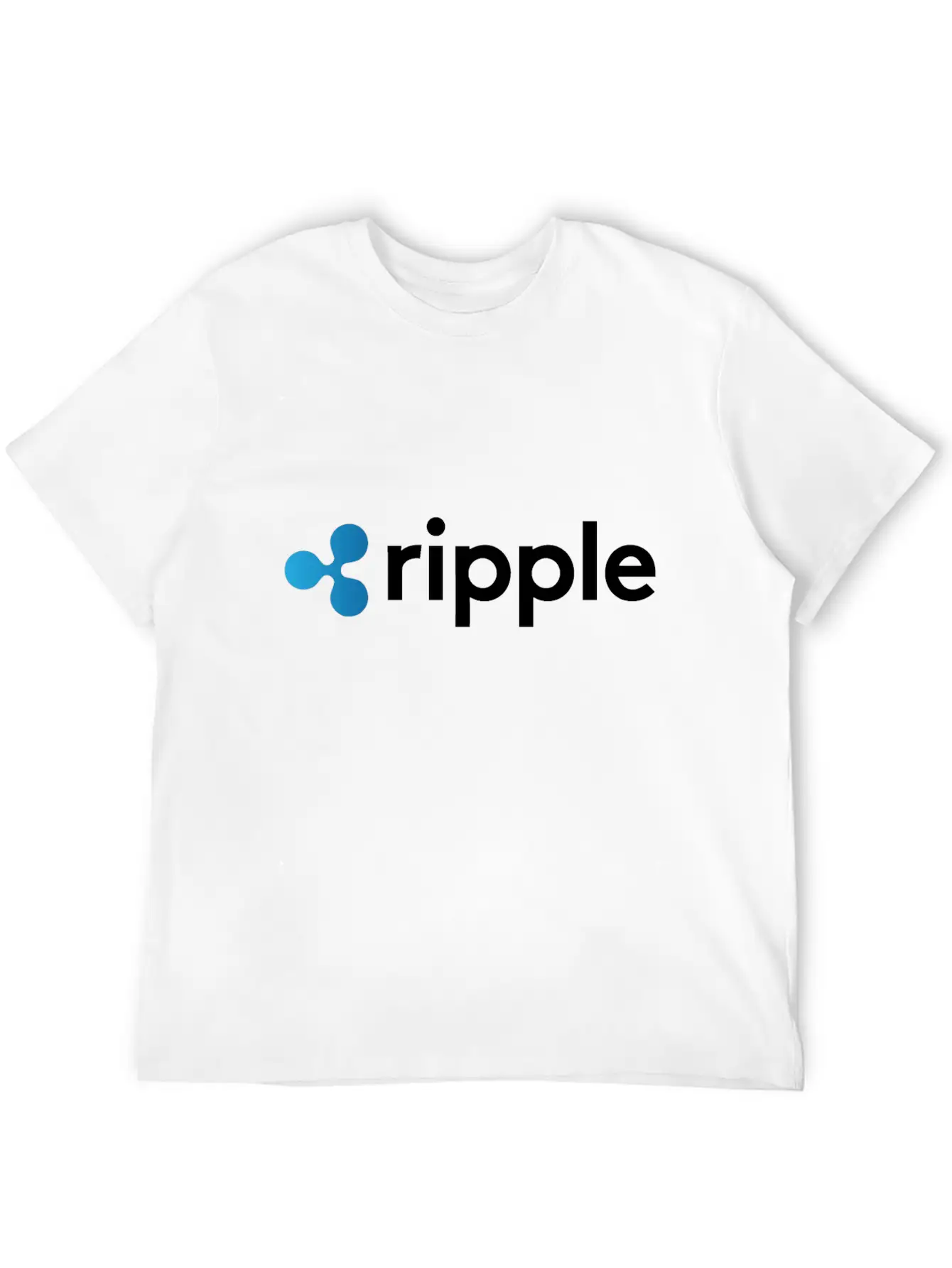 Ripple Logo - T-shirt Gift Idea Stylish Everyday T-Shirt – Unisex Basic Cotton Tee