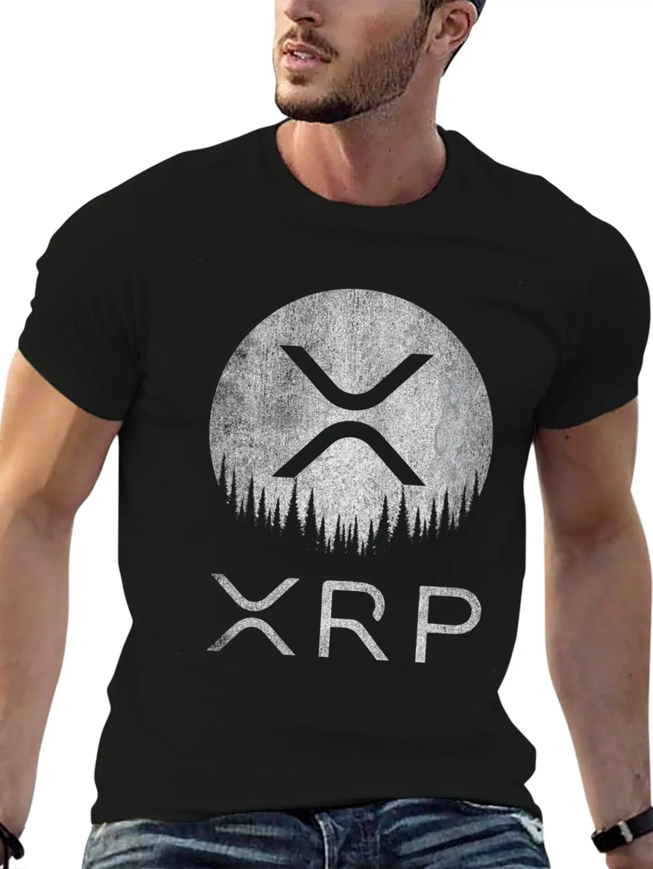 Ripple XRP Coin To The Moon Crypto Token Hodl Comfortable Minimalist Graphic Tee – Summer Style Essential