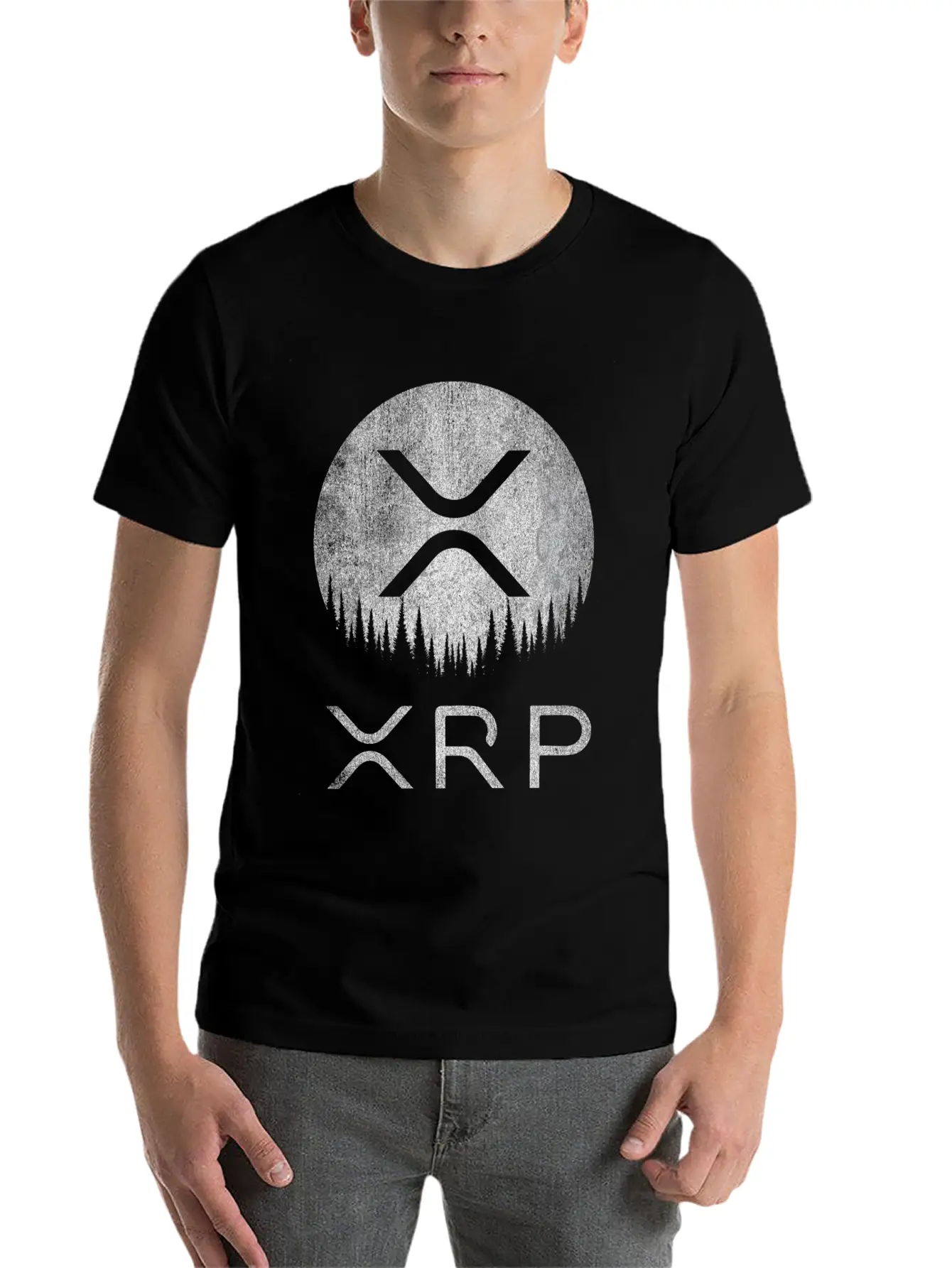 Ripple XRP Coin To The Moon Crypto Token Hodl Comfortable Minimalist Graphic Tee – Summer Style Essential