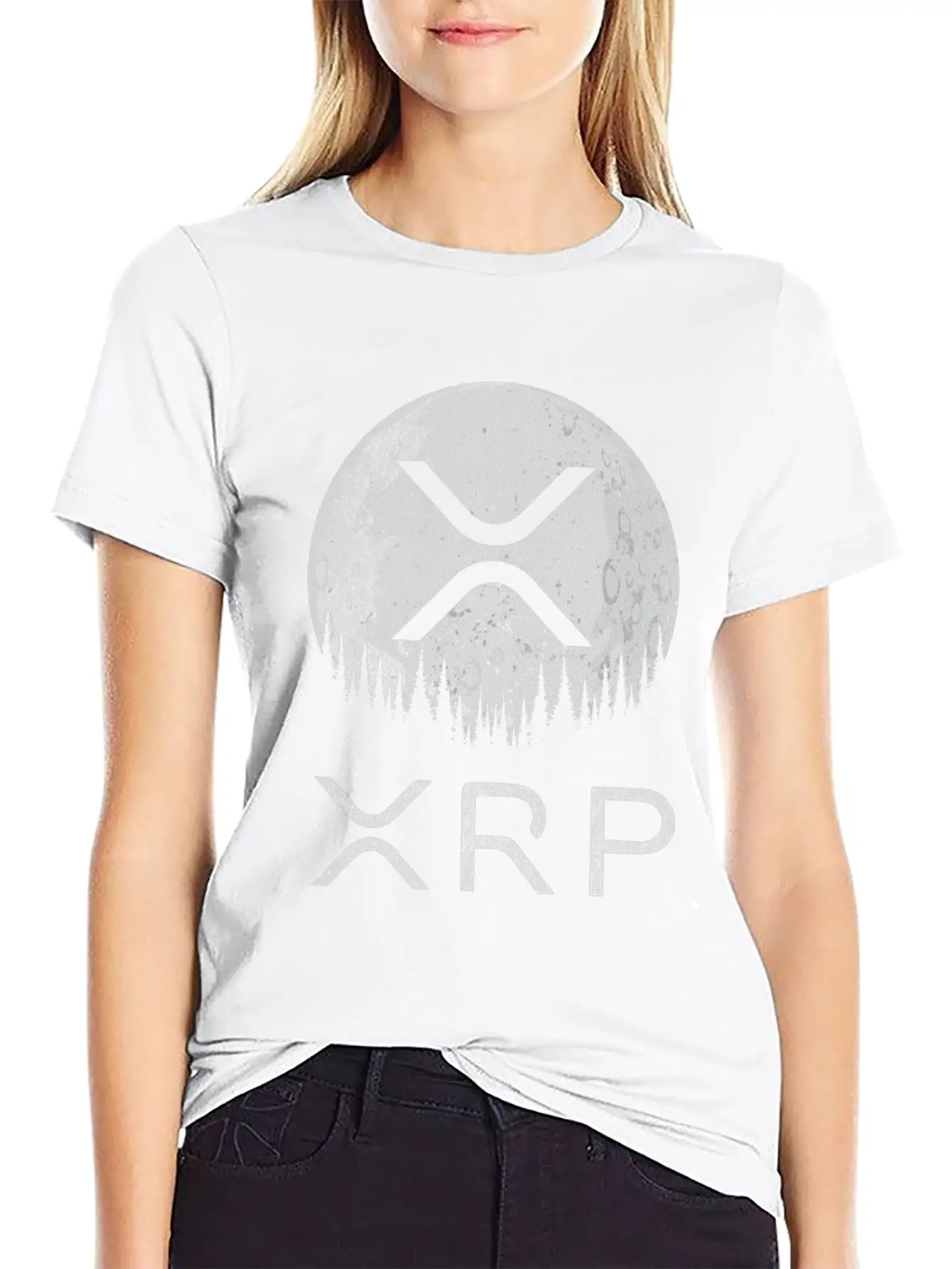 Ripple XRP Coin To The Moon Crypto Token Hodl Comfortable Minimalist Graphic Tee – Summer Style Essential