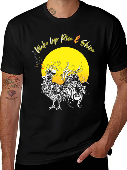 Rise And Shine 8 Stylish Everyday T-Shirt – Unisex Basic Cotton Tee