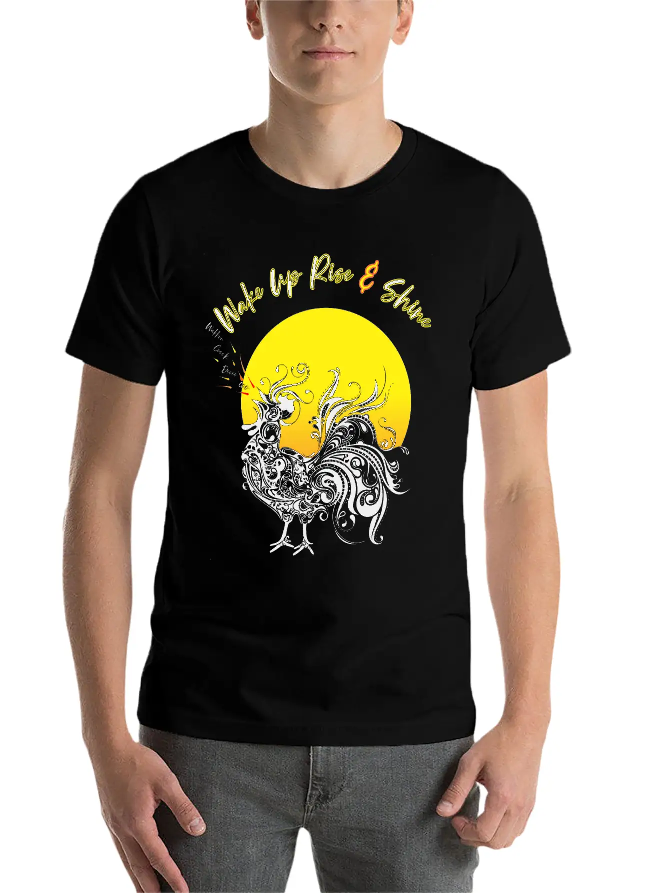Rise And Shine 8 Stylish Everyday T-Shirt – Unisex Basic Cotton Tee