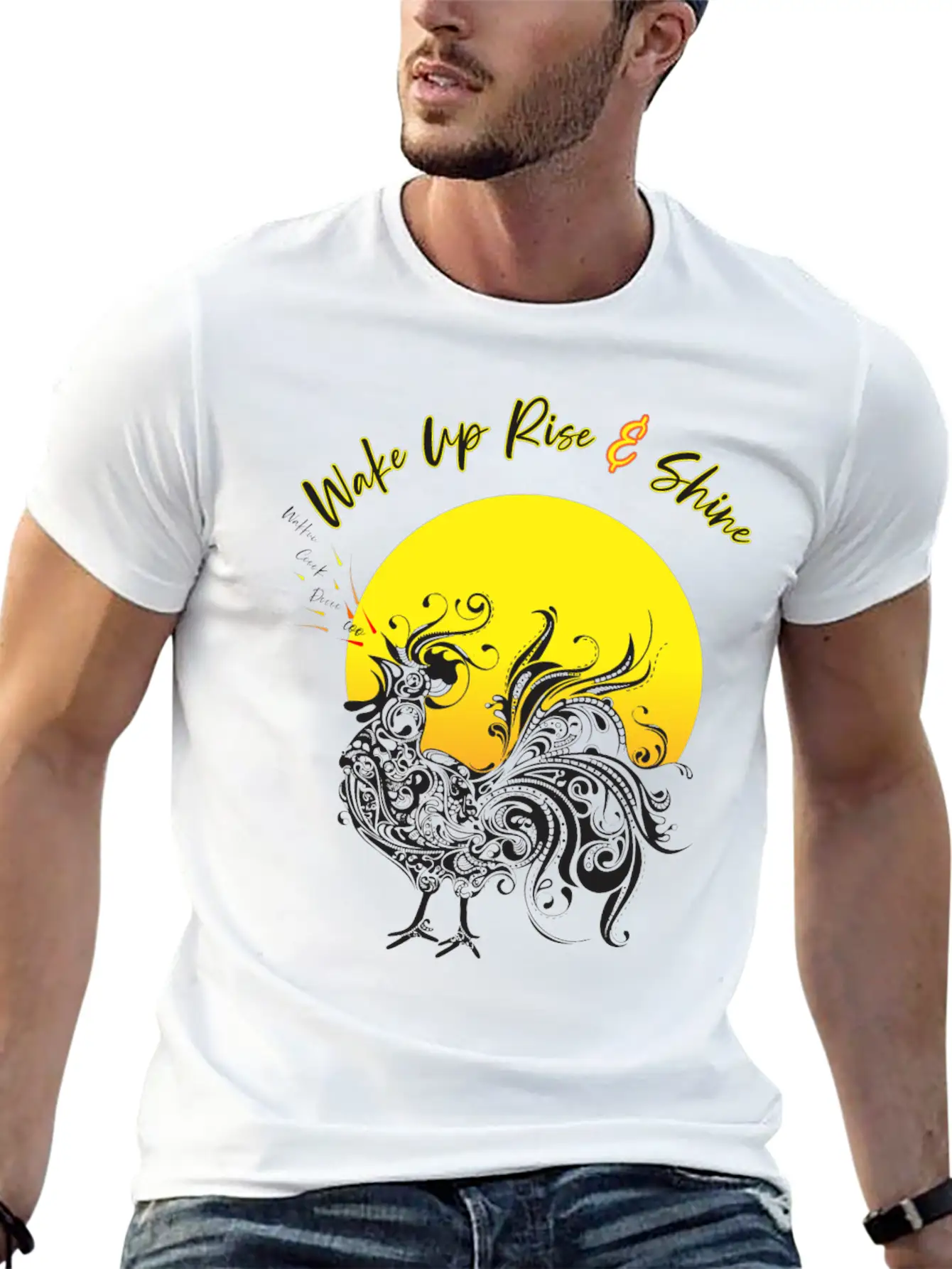 Rise And Shine 8 Stylish Everyday T-Shirt – Unisex Basic Cotton Tee