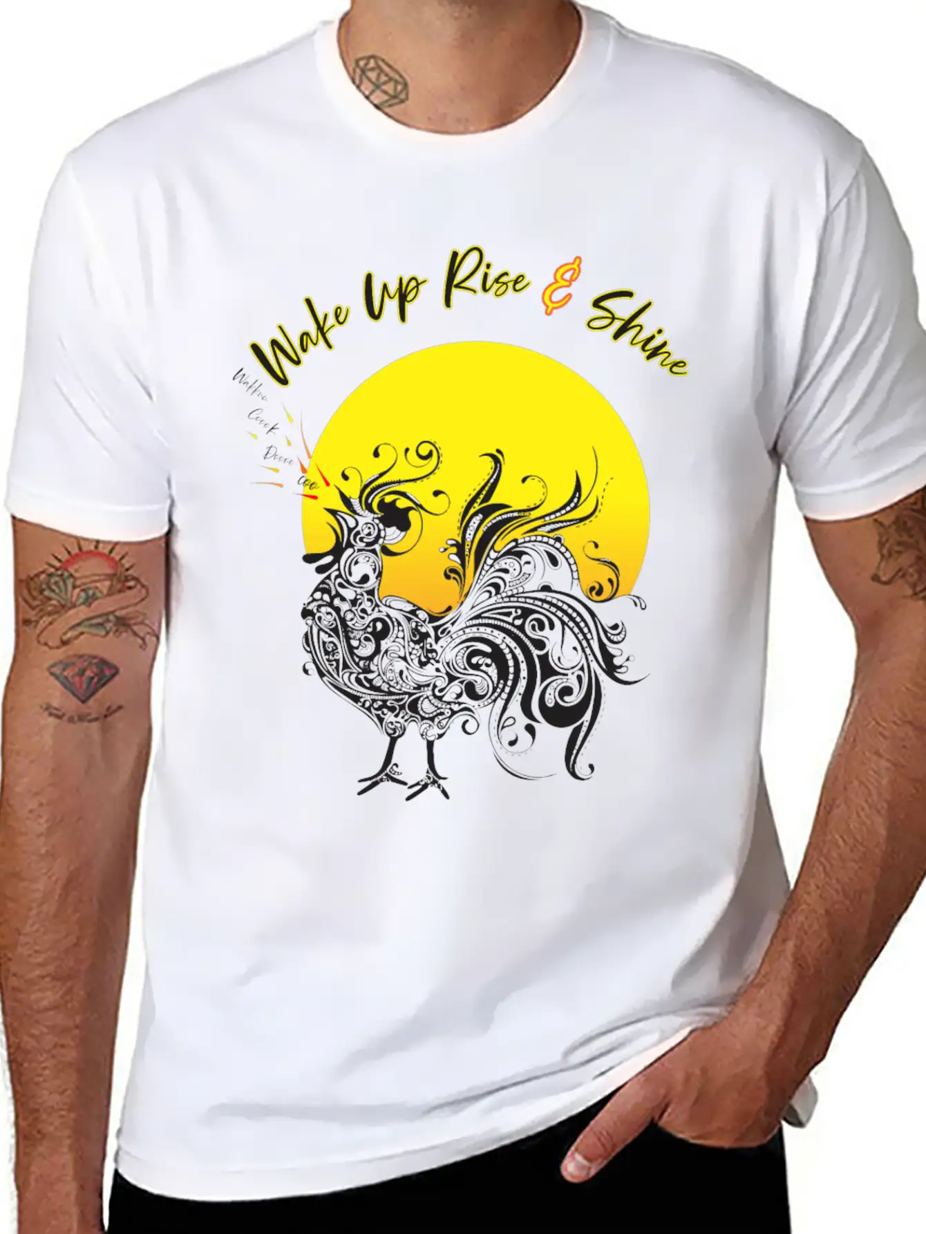 Rise And Shine 8 Stylish Everyday T-Shirt – Unisex Basic Cotton Tee