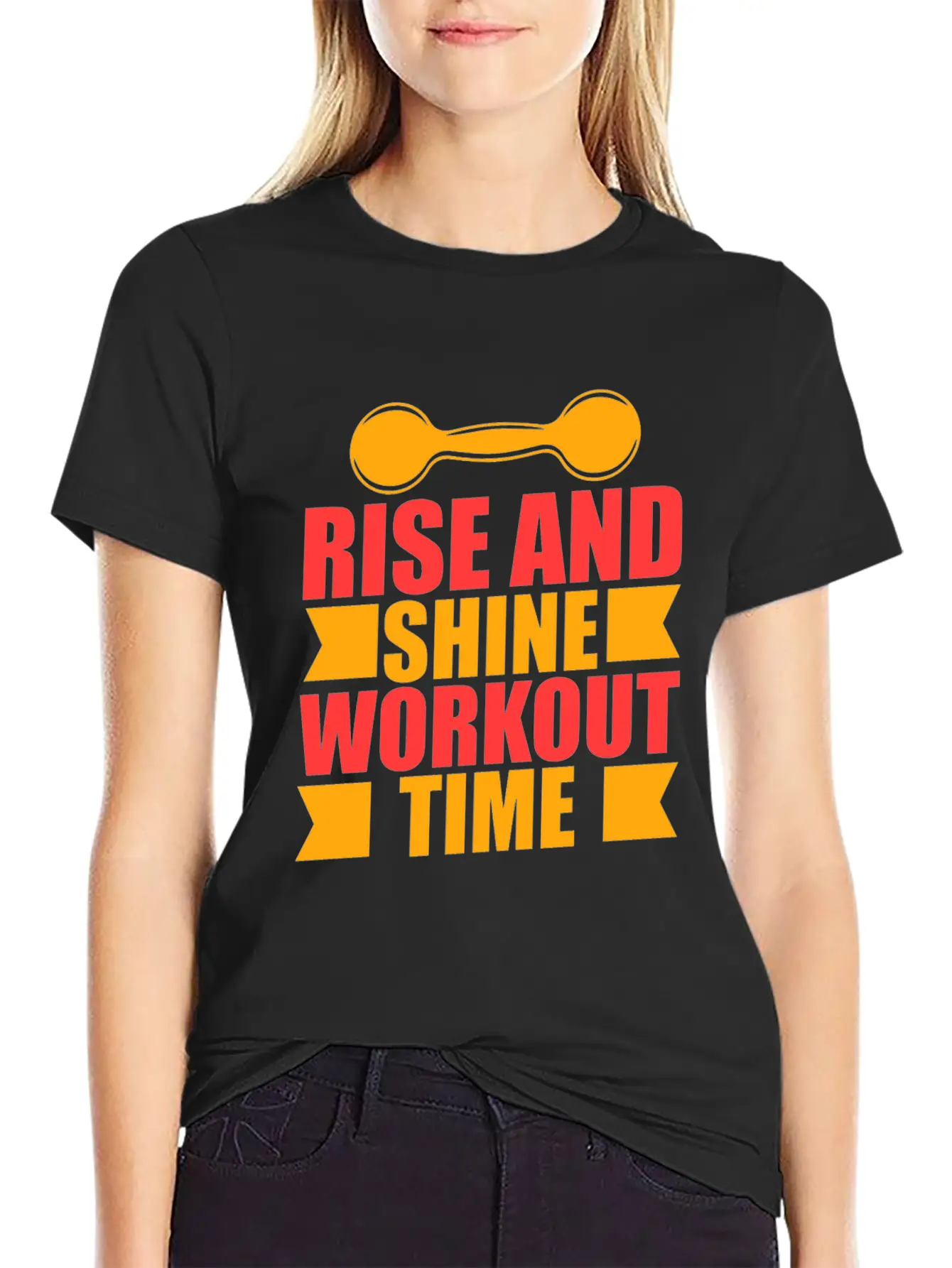 Rise And Shine Workout Time Stylish Everyday T-Shirt – Unisex Basic Cotton Tee