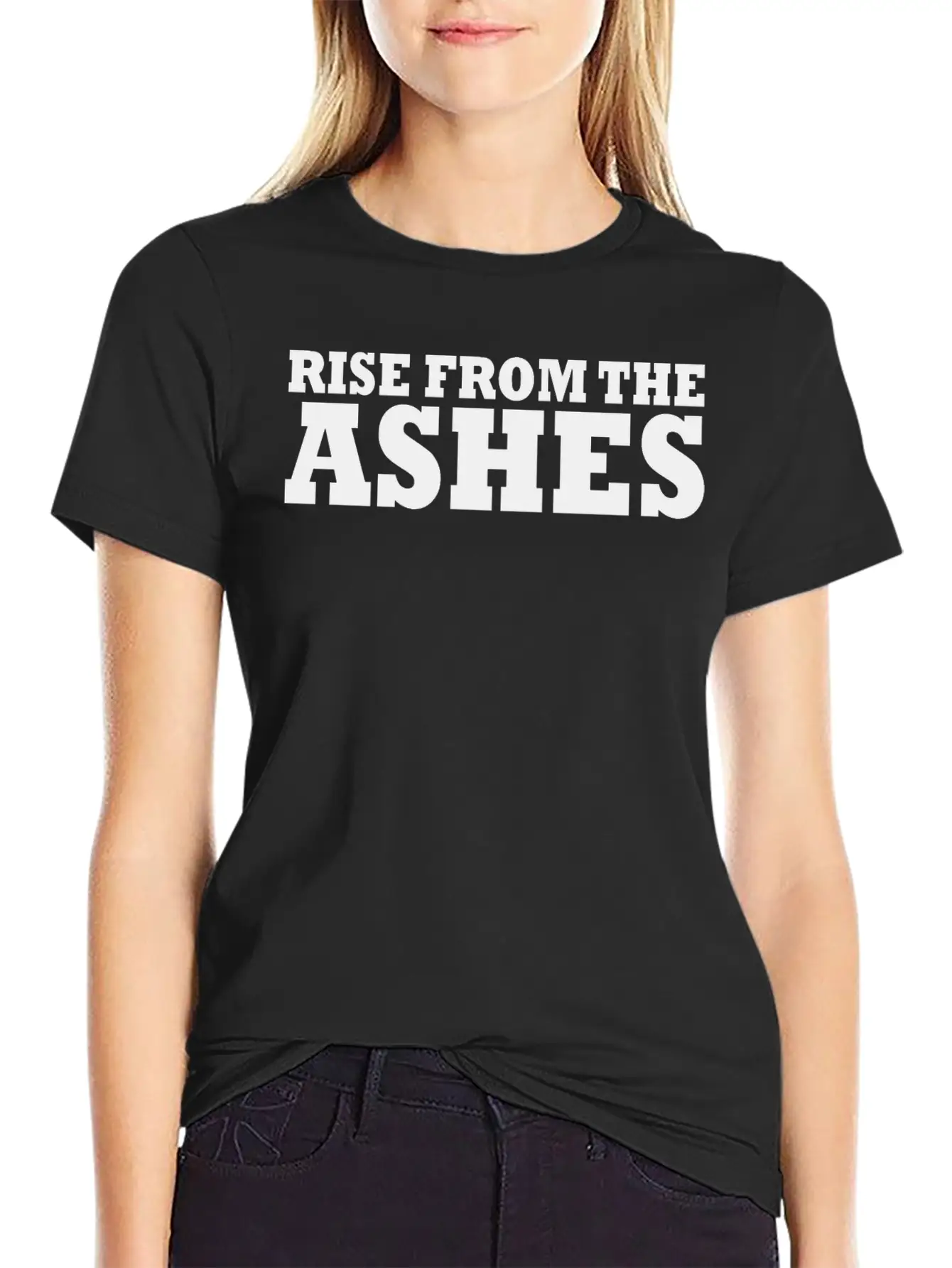 Rise From The Ashes Comfortable Minimalist Graphic Tee – Summer Style Essential