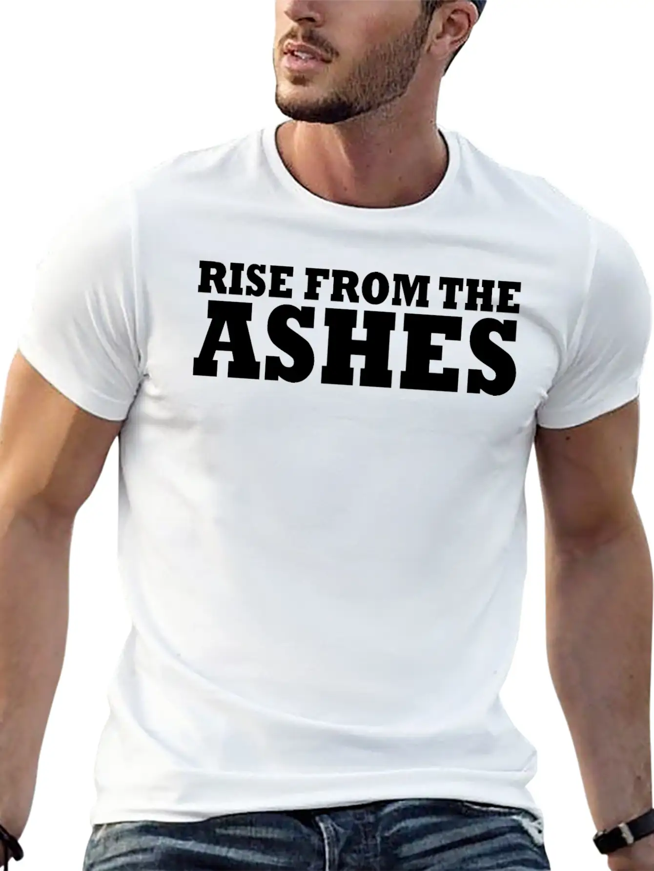 Rise From The Ashes Comfortable Minimalist Graphic Tee – Summer Style Essential
