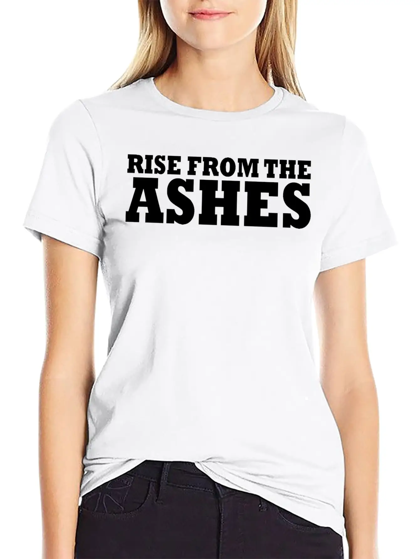Rise From The Ashes Comfortable Minimalist Graphic Tee – Summer Style Essential