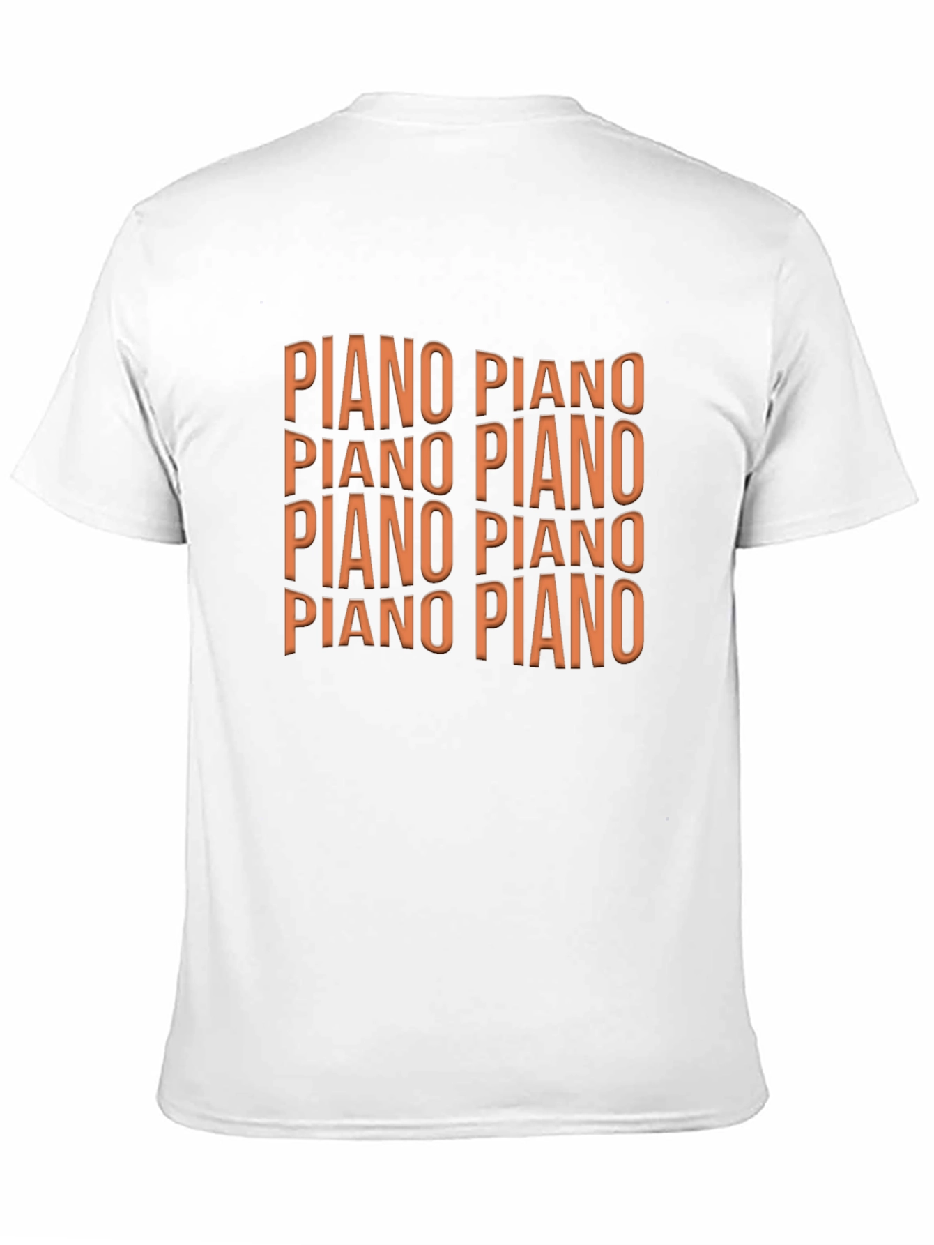 Piano Graphic Black T-Shirt