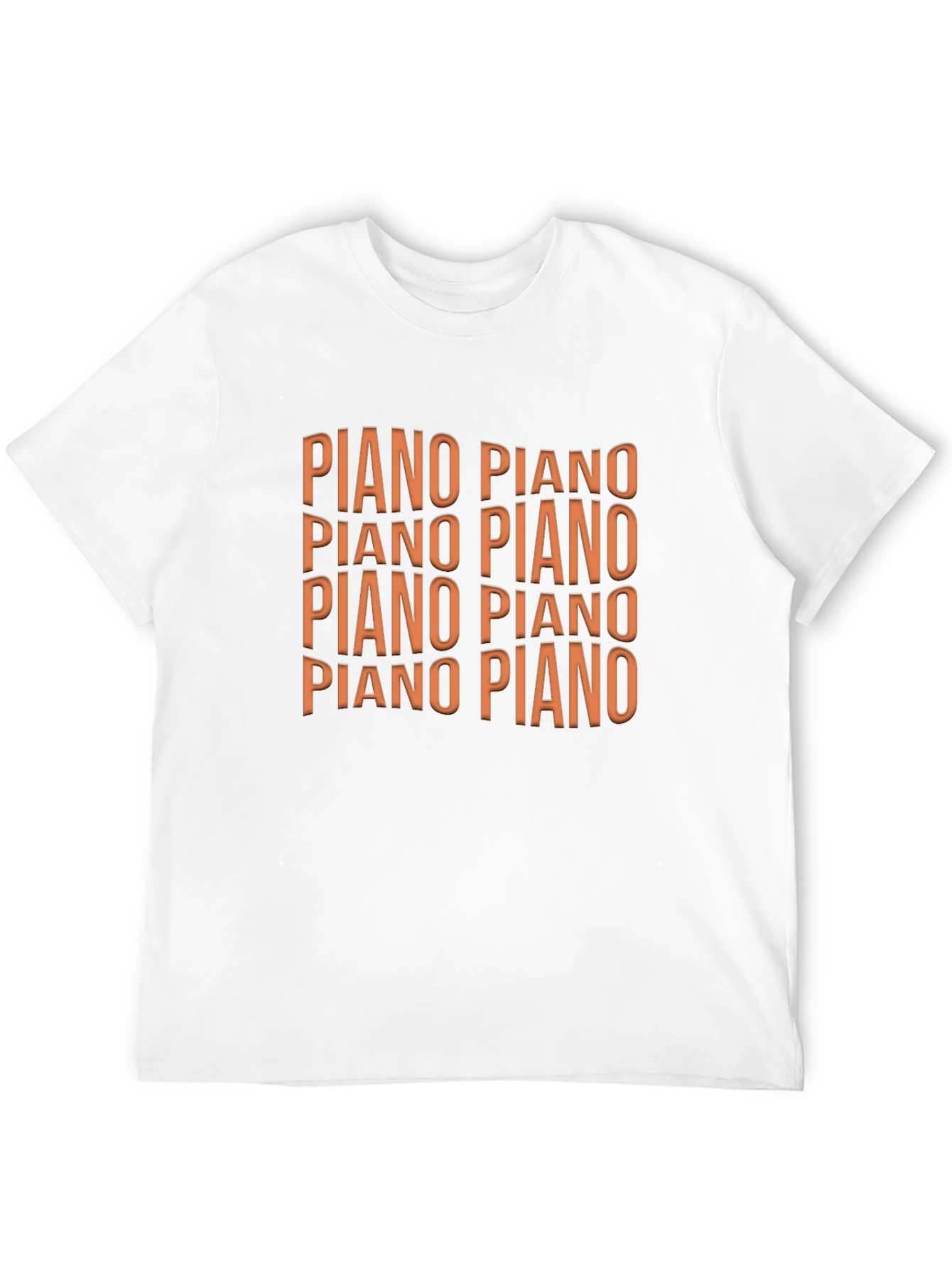 Piano Graphic Black T-Shirt