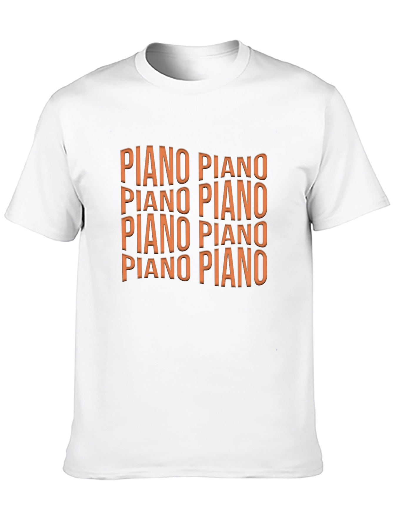 Piano Graphic Black T-Shirt