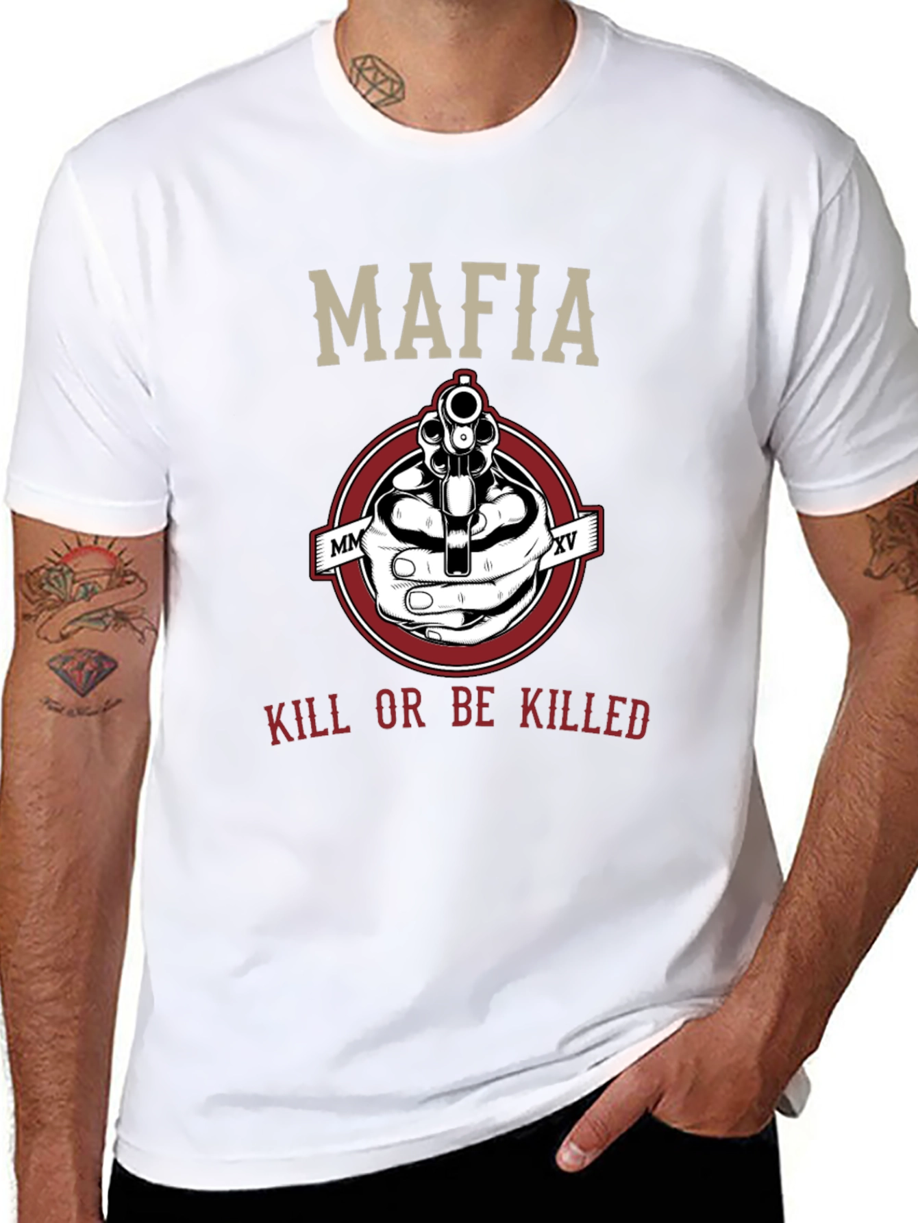 Mafia T-Shirt - Kill or Be Killed Design