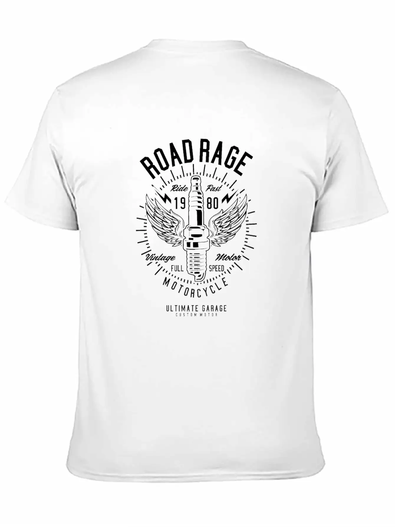 Road Rage Motorcycle Club, Garage Stylish Everyday T-Shirt – Unisex Basic Cotton Tee