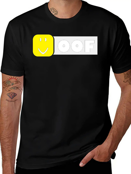Roblo Oof Basic Graphic T-Shirt – Daily Comfort In Soft Cotton