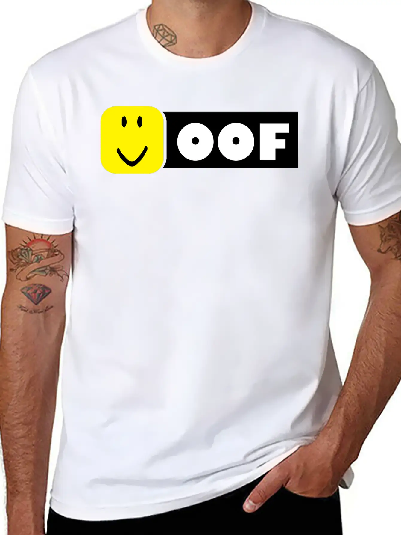 Roblo Oof Basic Graphic T-Shirt – Daily Comfort In Soft Cotton