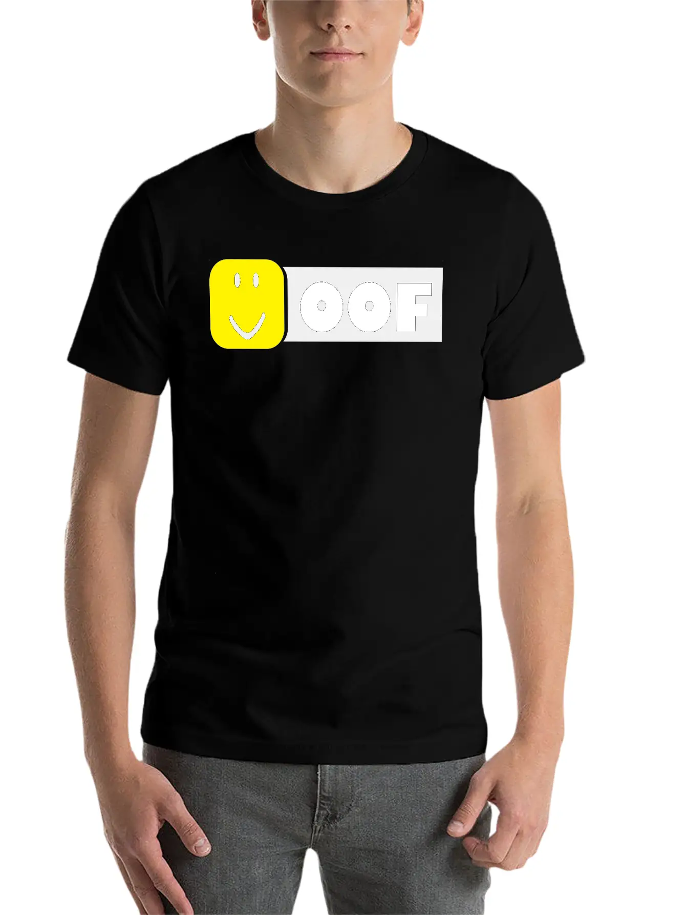 Roblo Oof Basic Graphic T-Shirt – Daily Comfort In Soft Cotton