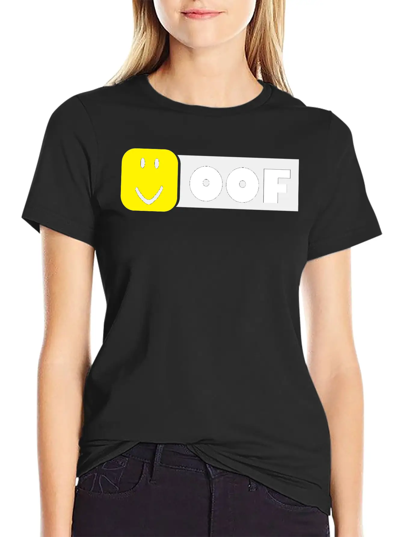 Roblo Oof Basic Graphic T-Shirt – Daily Comfort In Soft Cotton