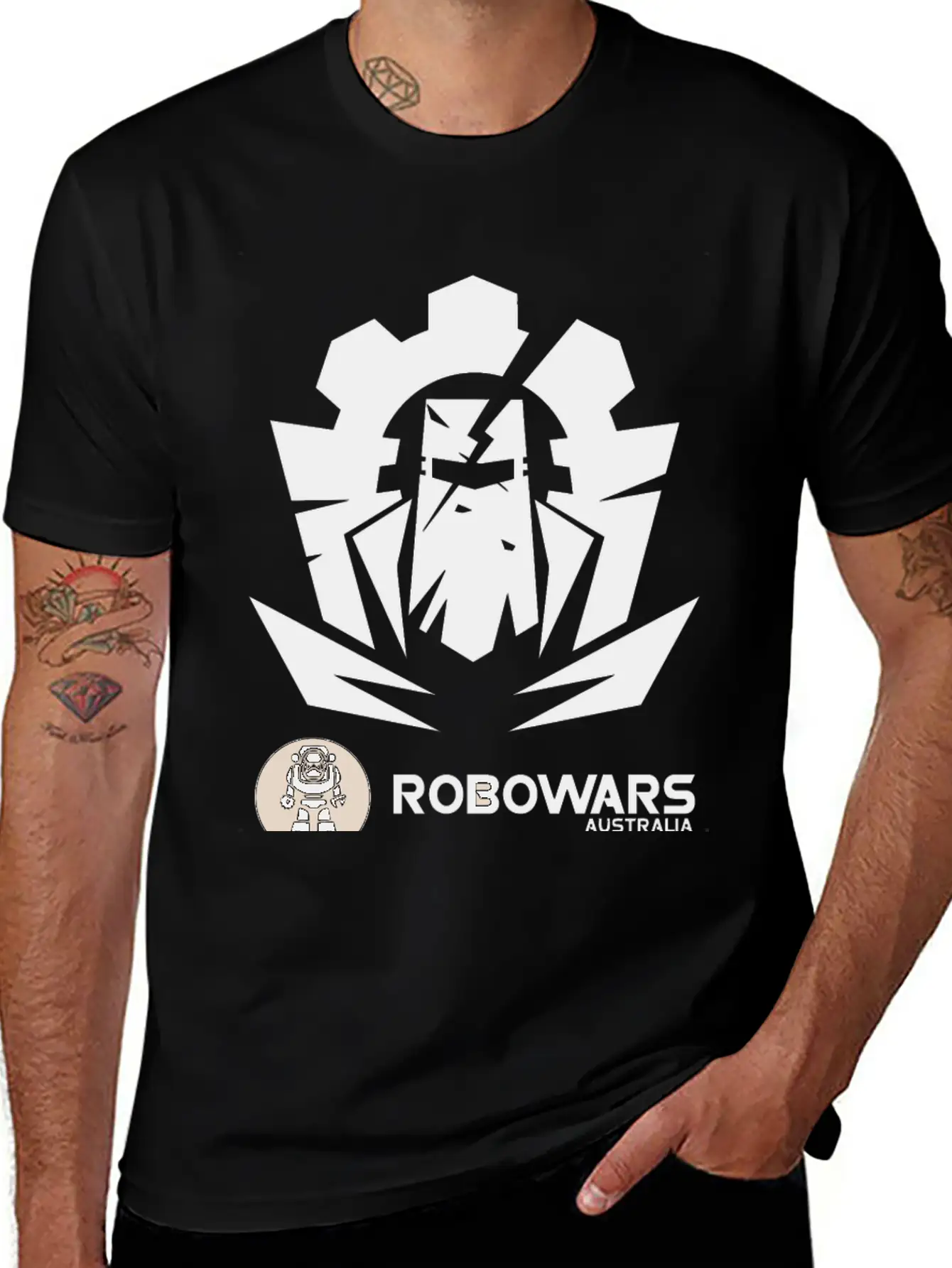 Robowars STAFF Stylish Everyday T-Shirt – Unisex Basic Cotton Tee