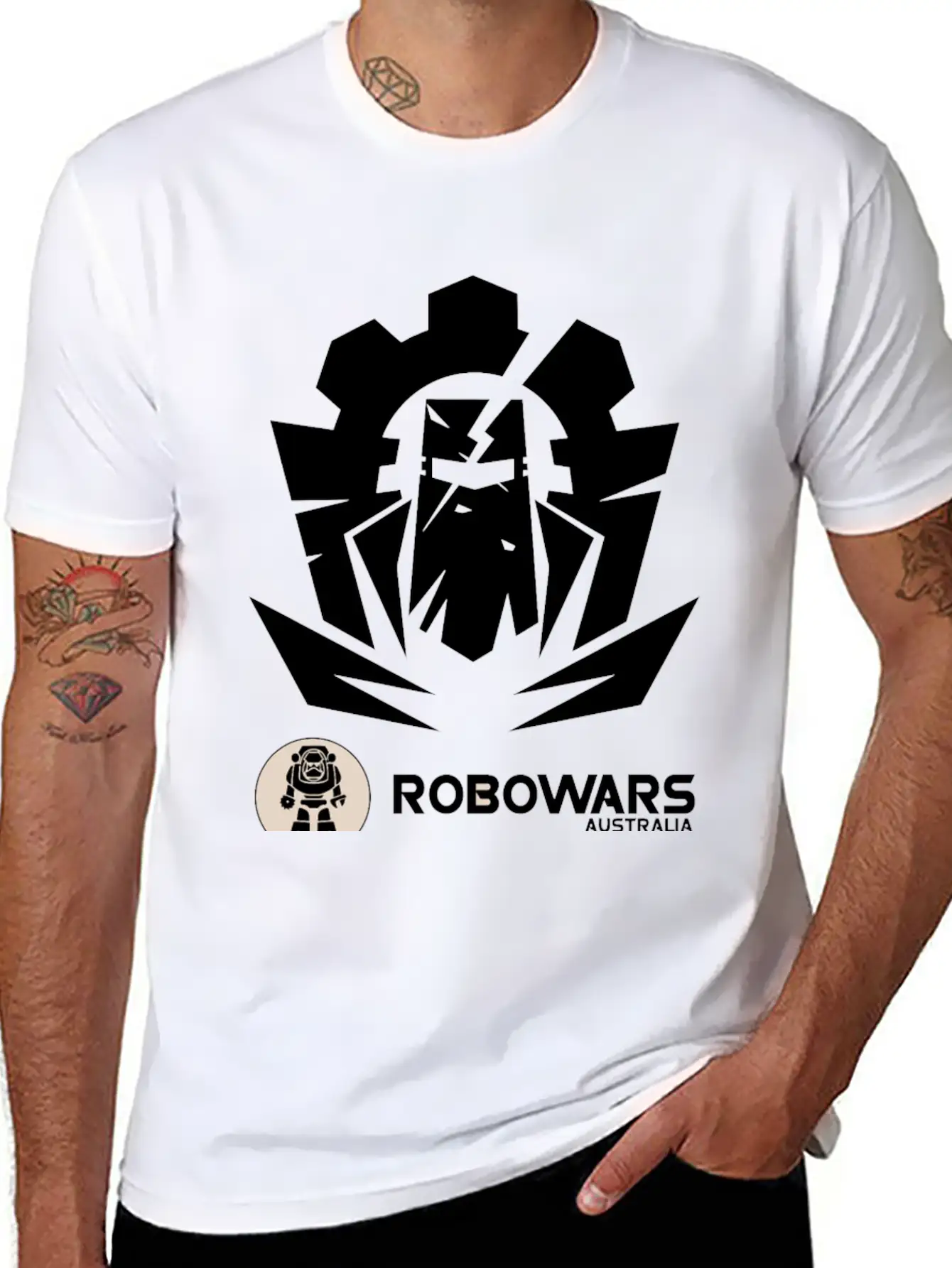 Robowars STAFF Stylish Everyday T-Shirt – Unisex Basic Cotton Tee