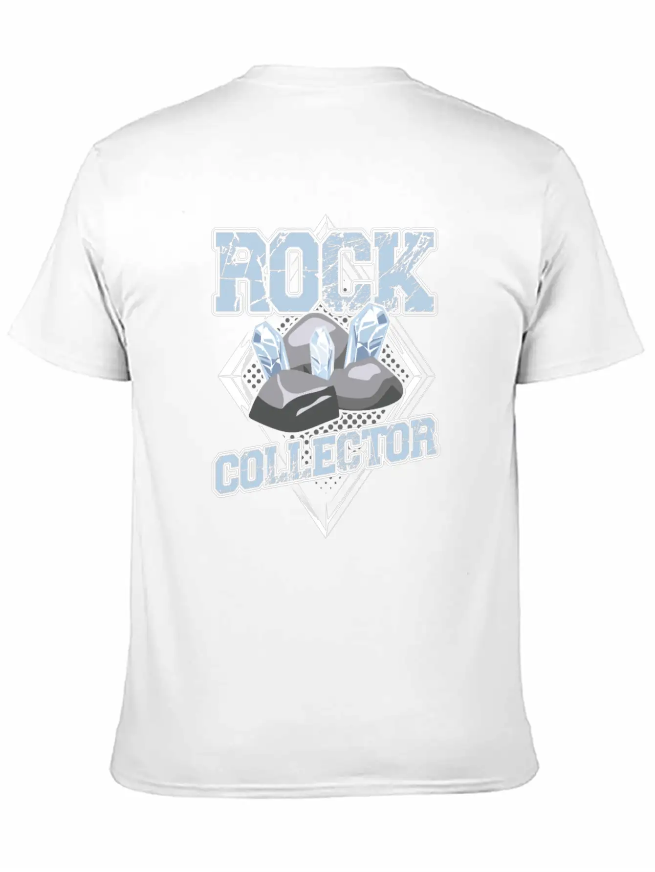 Rock Collector Geology Geologist Student Stone Unisex Short Sleeve Soft Cotton T-Shirt – Casual Everyday Wear