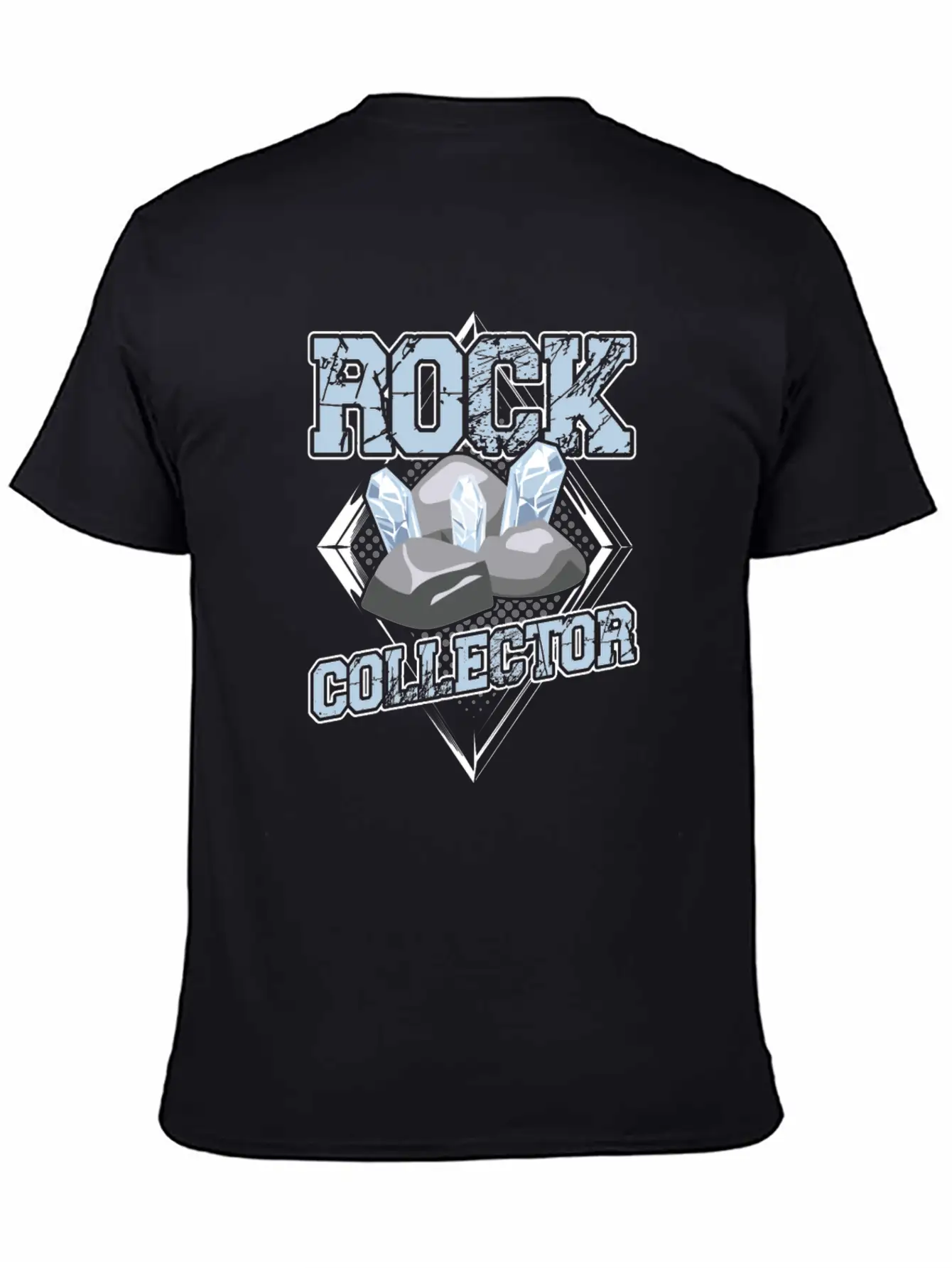 Rock Collector Geology Geologist Student Stone Unisex Short Sleeve Soft Cotton T-Shirt – Casual Everyday Wear