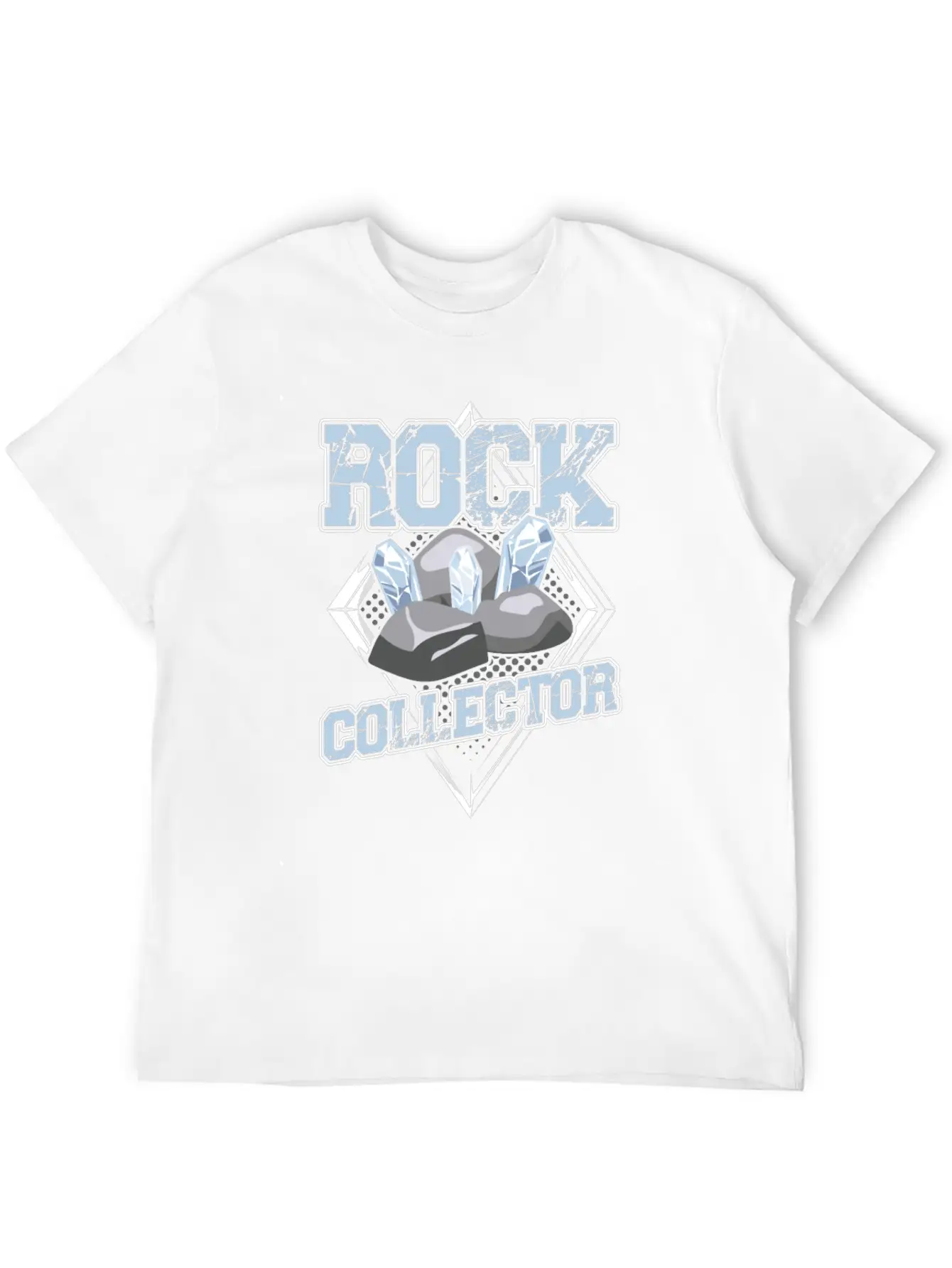 Rock Collector Geology Geologist Student Stone Unisex Short Sleeve Soft Cotton T-Shirt – Casual Everyday Wear