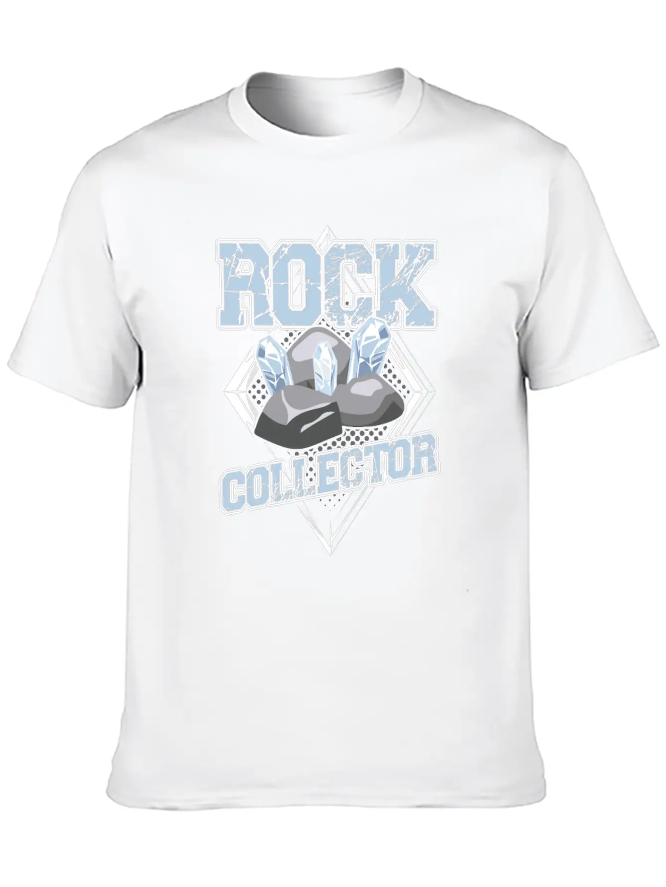 Rock Collector Geology Geologist Student Stone Unisex Short Sleeve Soft Cotton T-Shirt – Casual Everyday Wear